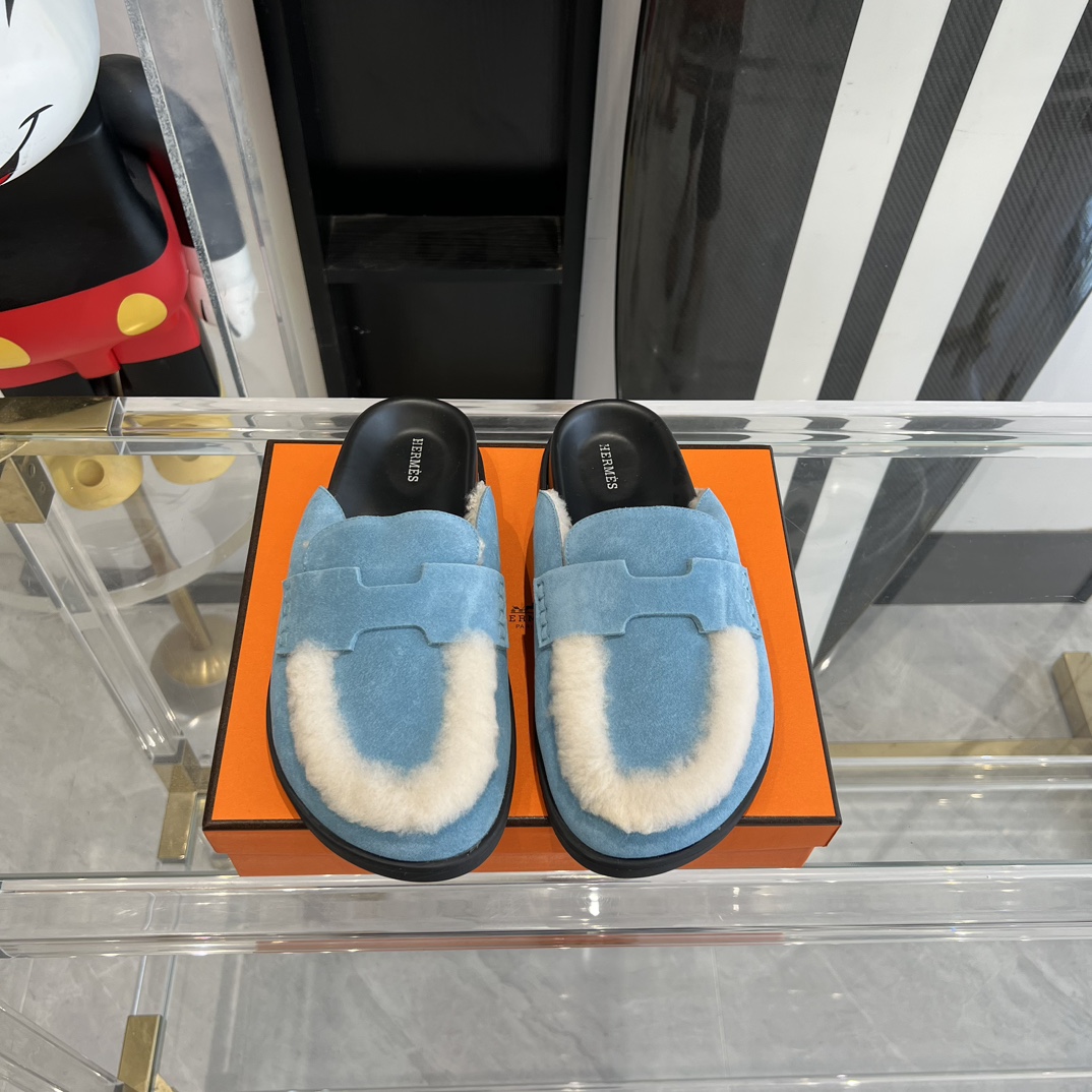 Hermès HERMES爱马仕23ss半拖鞋
