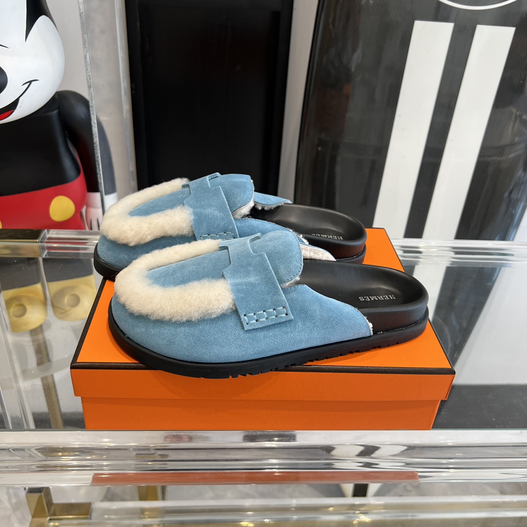 Hermès HERMES爱马仕23ss半拖鞋