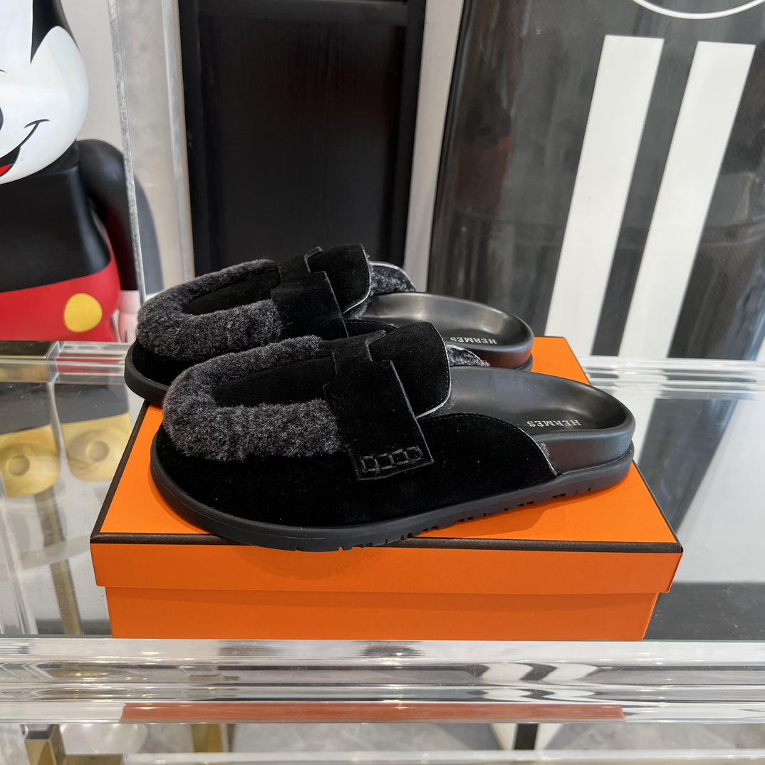 Hermès HERMES爱马仕23ss半拖鞋