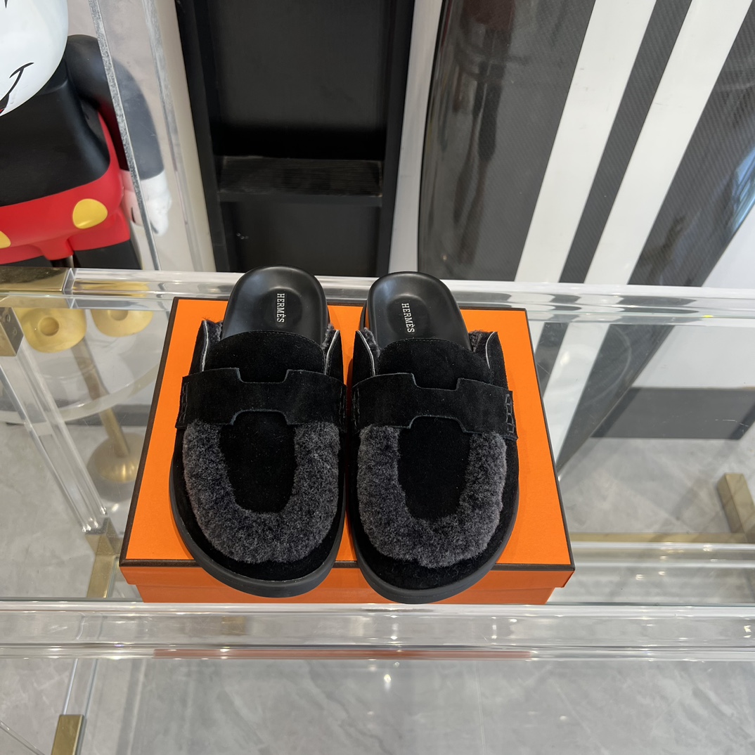 Hermès HERMES爱马仕23ss半拖鞋
