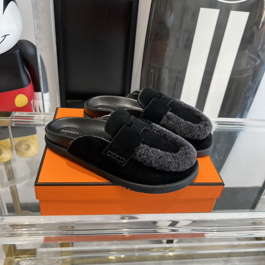 Hermès HERMES爱马仕23ss半拖鞋