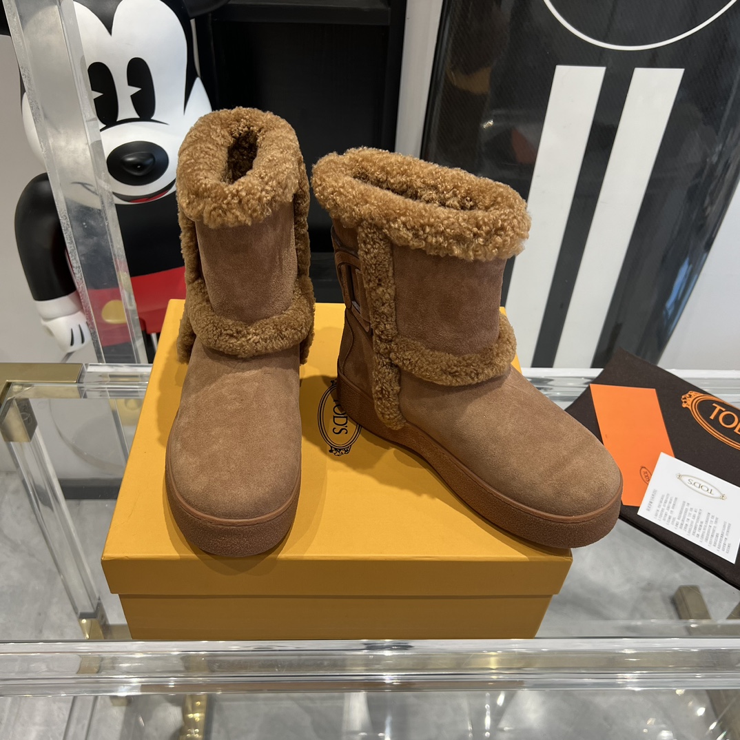 “New 2023 Tods Snow Boots: Water-Resistant, Easy Wear, Magic Wool, Reject Swelling” - 图片 9