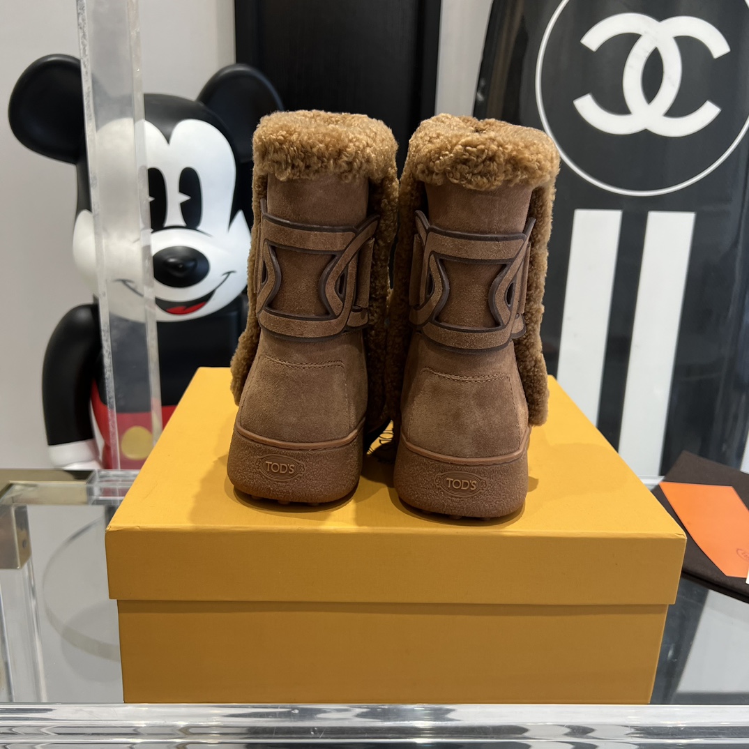 “New 2023 Tods Snow Boots: Water-Resistant, Easy Wear, Magic Wool, Reject Swelling” - 图片 6