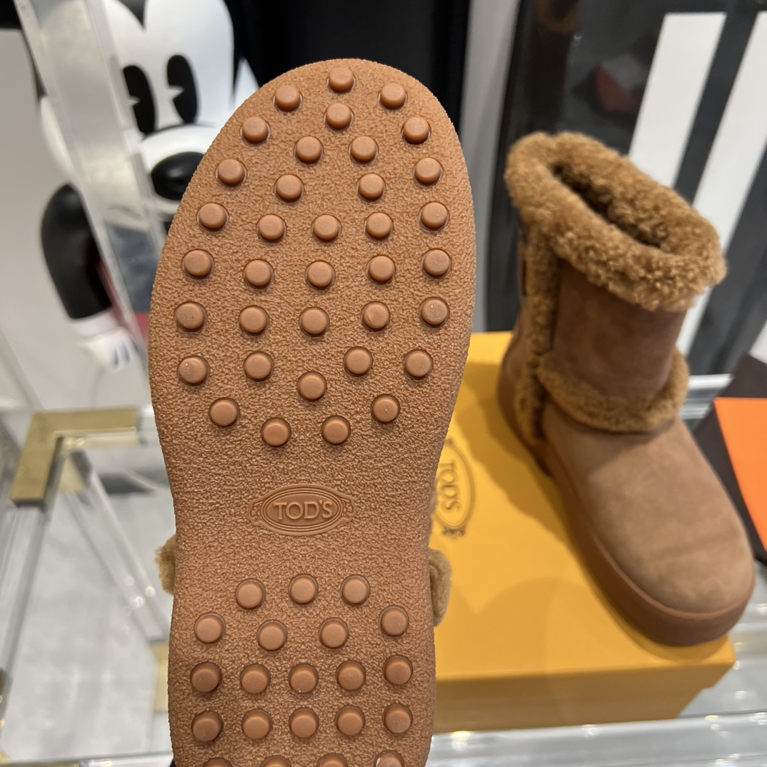 “New 2023 Tods Snow Boots: Water-Resistant, Easy Wear, Magic Wool, Reject Swelling” - 图片 4