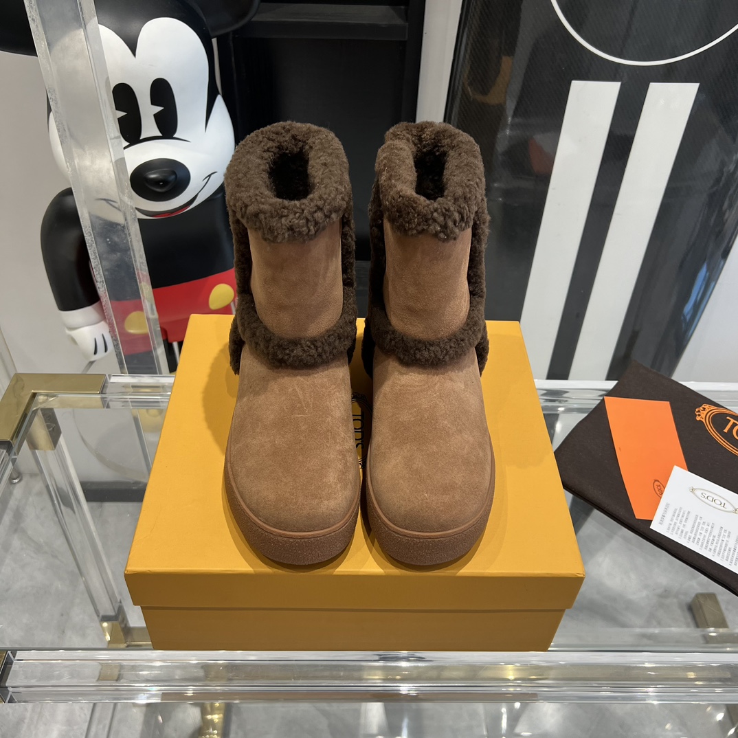 New Tods Snow Boots 2023: Water-Resistant, Easy Wear, Magic Wool, Various Sizes.
