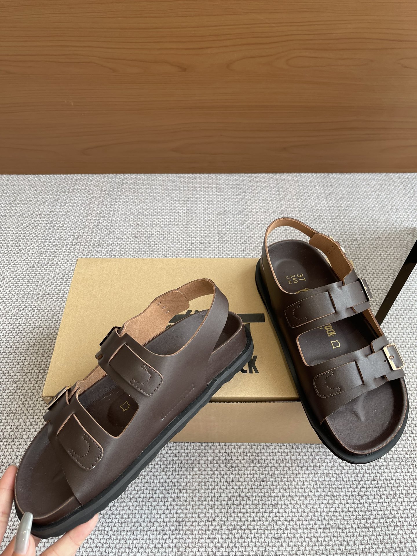 “550 Pounds Birkenstock 24ss Recreational Sandals: Fresh Spring Purchase” - 图片 3