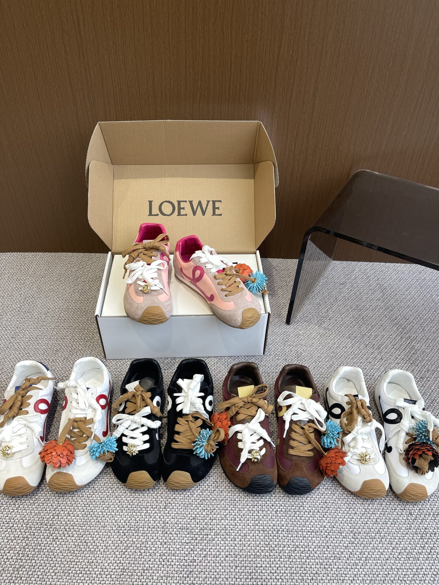 NO:258256,LOEWE De training shoes, casual shoes/sports shoes, loewe, loewe, sneakers19860909LOEWE 罗意威 德训鞋,休闲鞋/运动鞋,loewe,loewe,sneakers,Women's Shoes