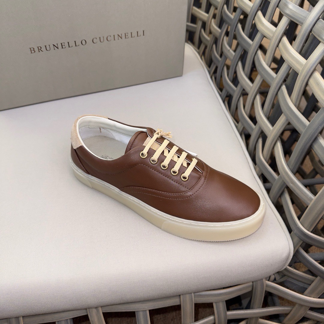 Precio de fábrica 230BCNueva LlegadaBrunello Cucinelli Primavera/Verano Zapatillas casual para hombr