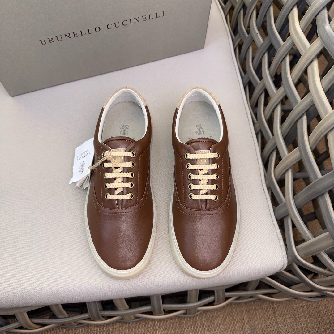 Precio de fábrica 230BCNueva LlegadaBrunello Cucinelli Primavera/Verano Zapatillas casual para hombr