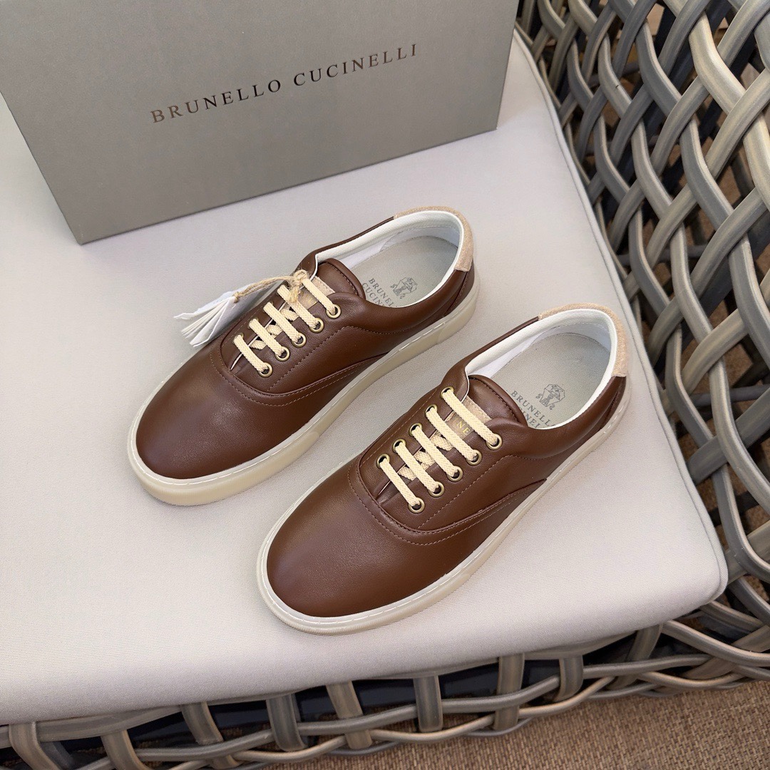Precio de fábrica 230BCNueva LlegadaBrunello Cucinelli Primavera/Verano Zapatillas casual para hombr