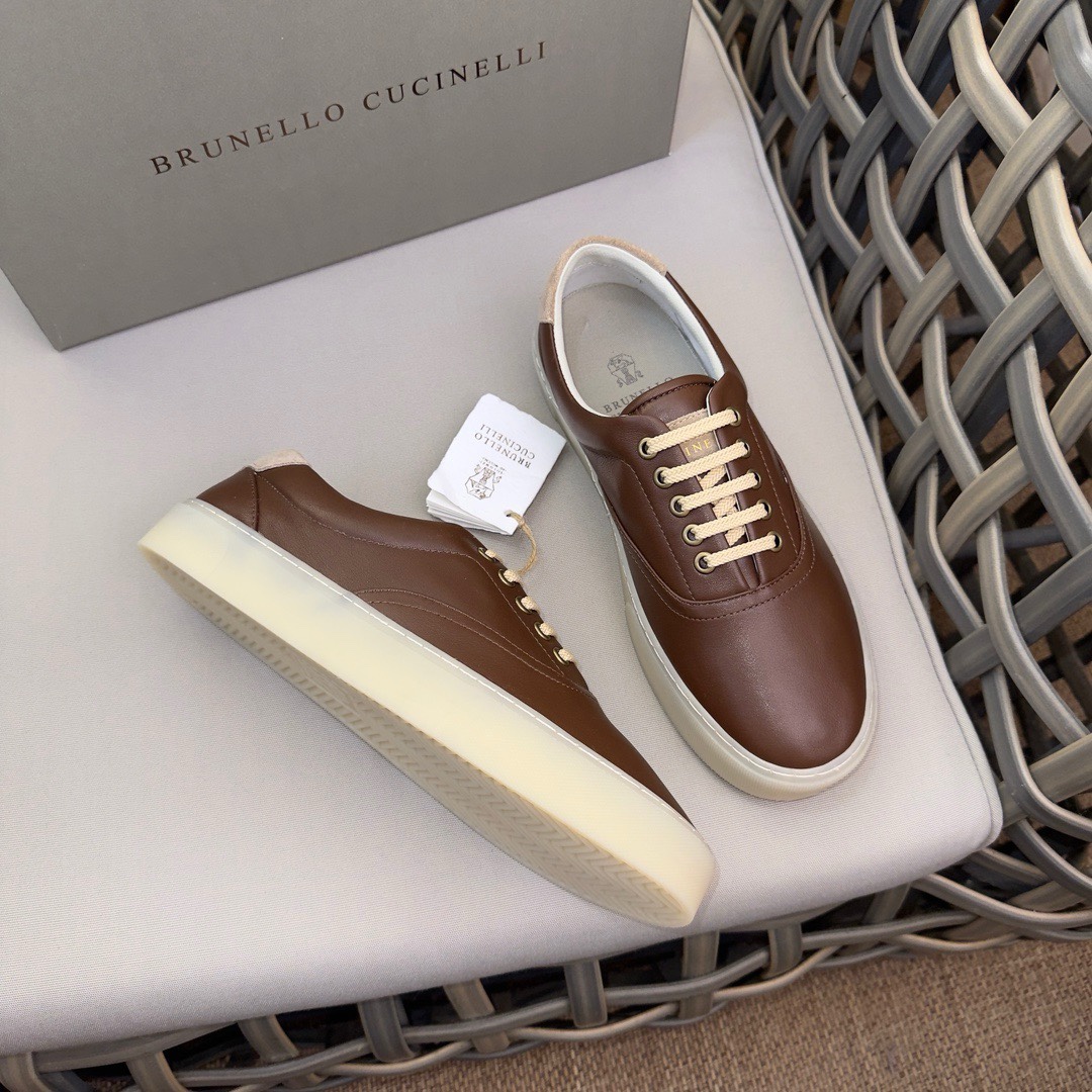 Precio de fábrica 230BCNueva LlegadaBrunello Cucinelli Primavera/Verano Zapatillas casual para hombr