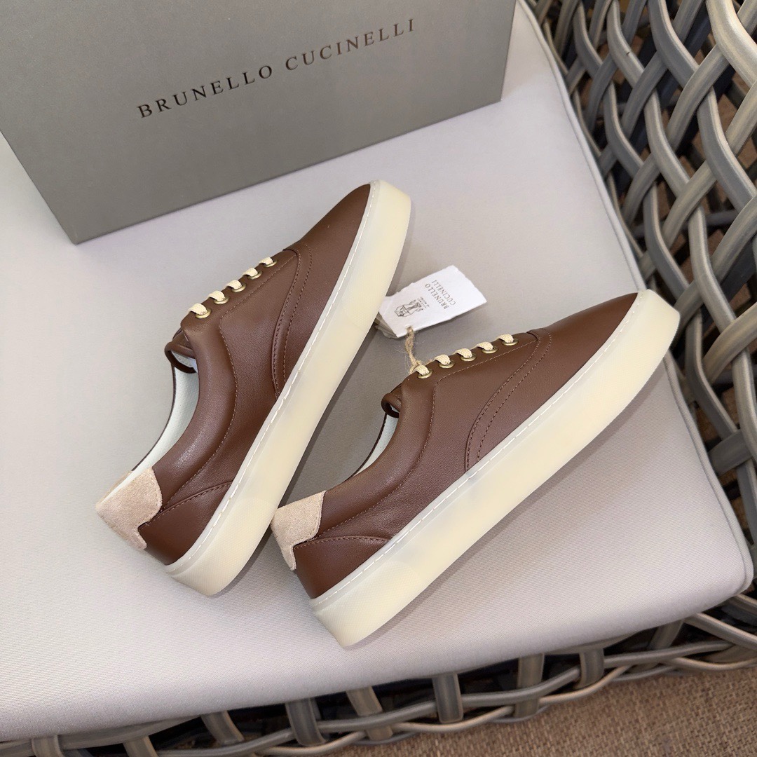 Precio de fábrica 230BCNueva LlegadaBrunello Cucinelli Primavera/Verano Zapatillas casual para hombr