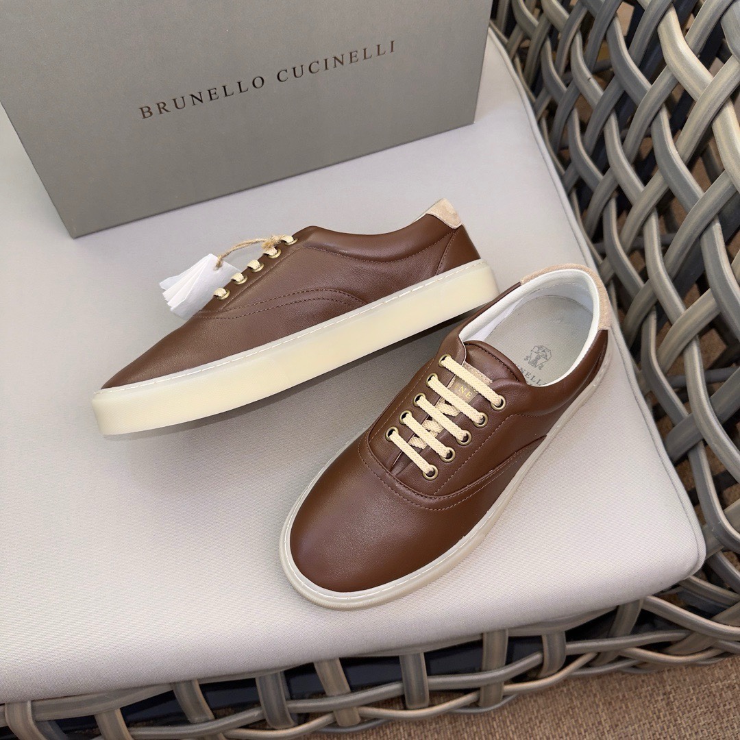 Precio de fábrica 230BCNueva LlegadaBrunello Cucinelli Primavera/Verano Zapatillas casual para hombr