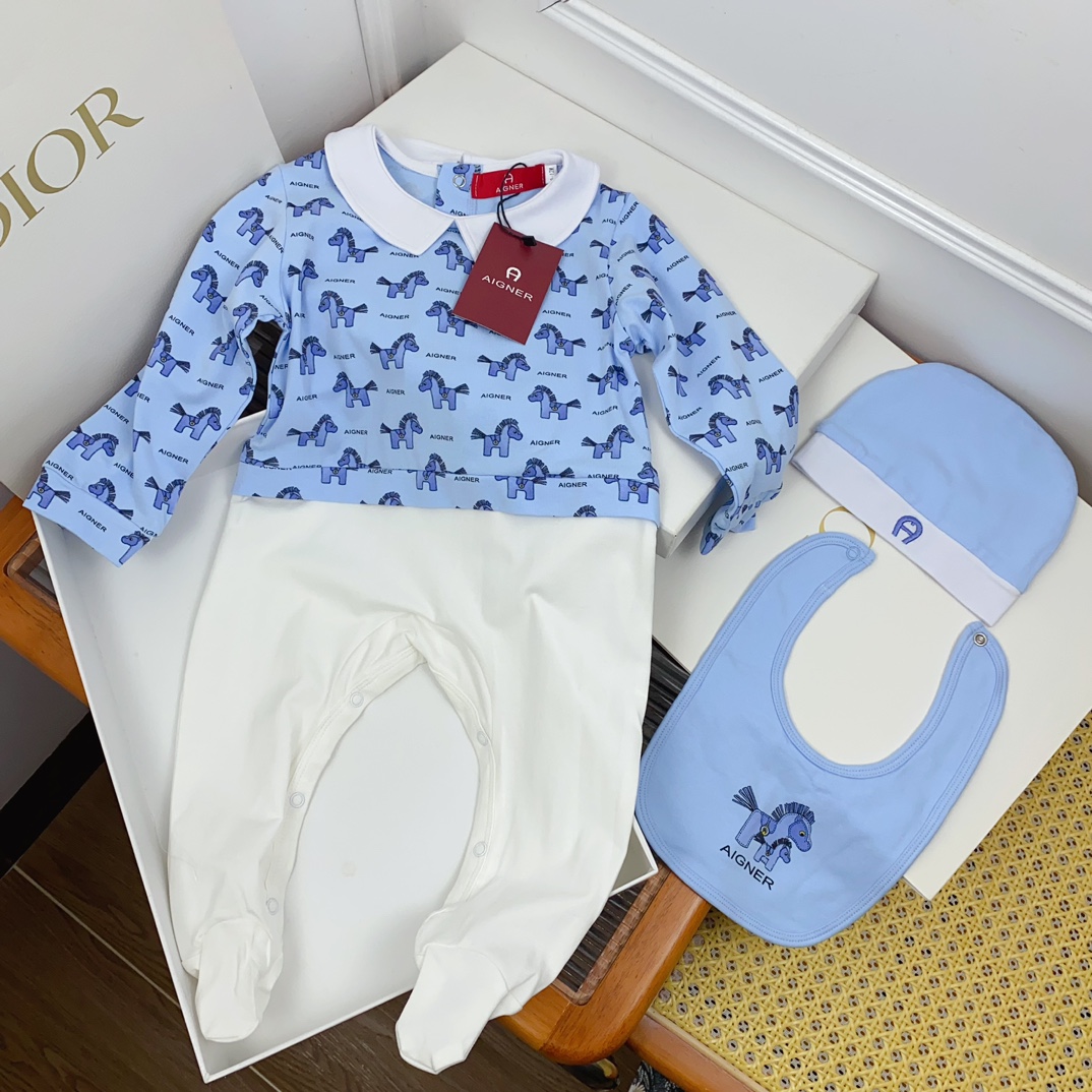 Stylish Unisex Cotton Baby Blouse in Three Sets, Soft and Good-looking - 图片 2