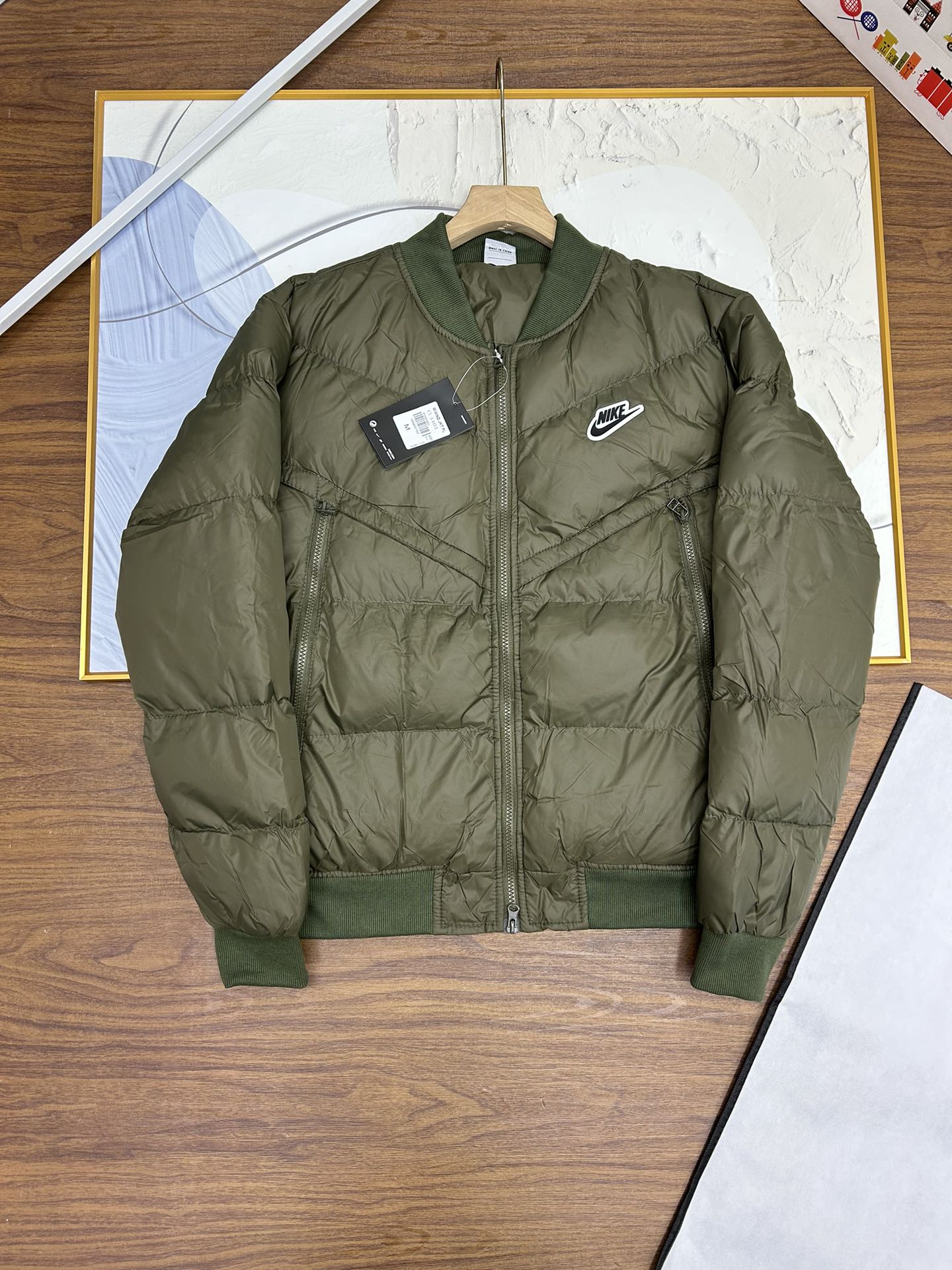 耐克棉衣，最高版本 选用新疆棉绒和高端羽绒棉夹层内里