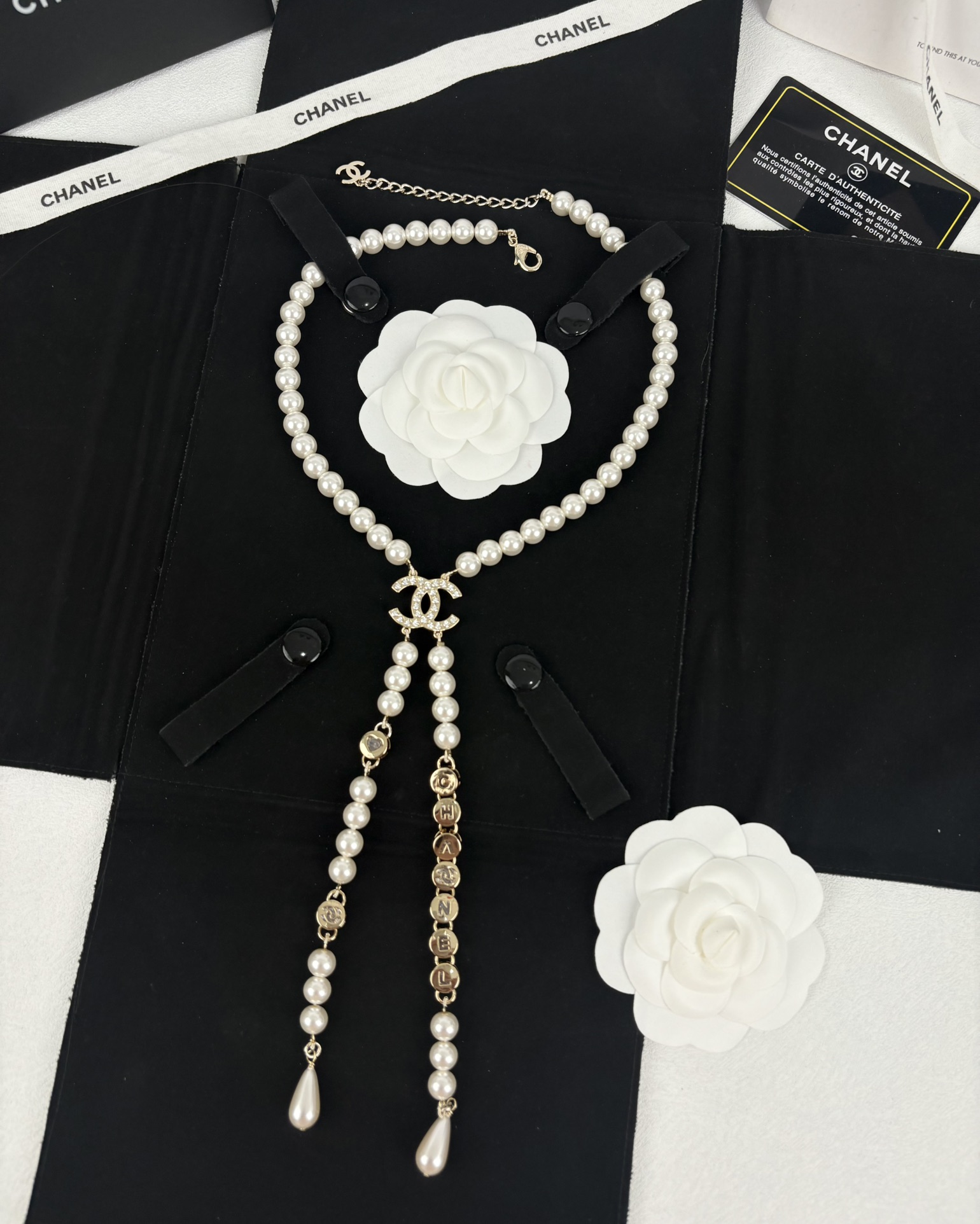 NO:102256,Xiaoxiang new style letter splicing pearl tassel necklace, Chanel necklace, chanel, necklace19860909小香新款 字母拼接珍珠流苏项链,香奈儿项链,chanel,necklace,Jewelry