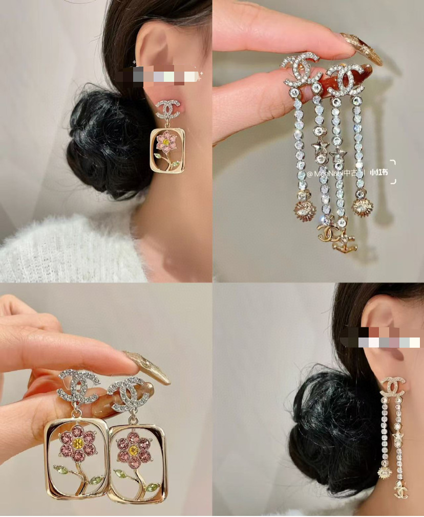 Chanel luxury earrings 2