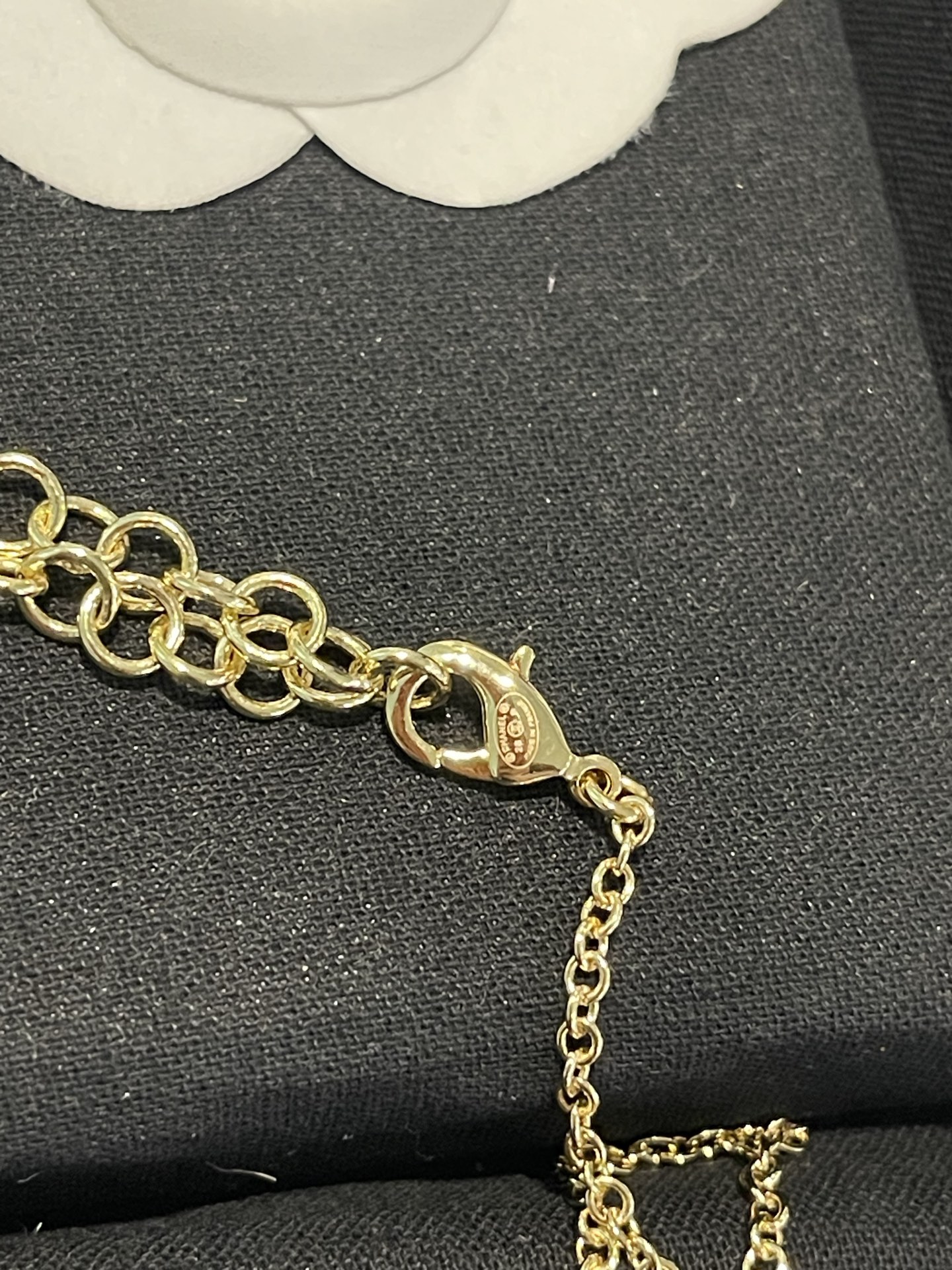 Chanel Chanel 小马 白色珐琅 骑马造型吊坠项链