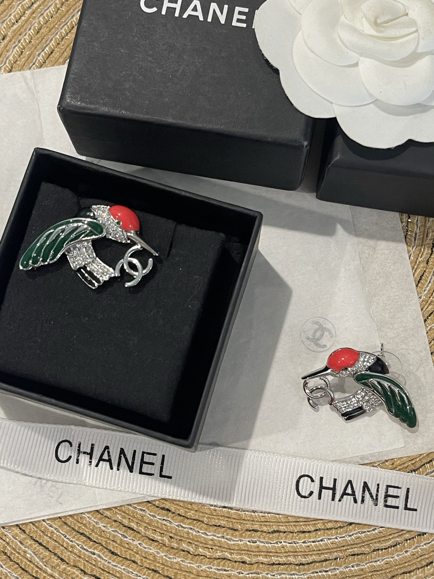 香奈儿 Chanel 传世高定珠宝耳环项链戒指首饰 #FDA9502B 7