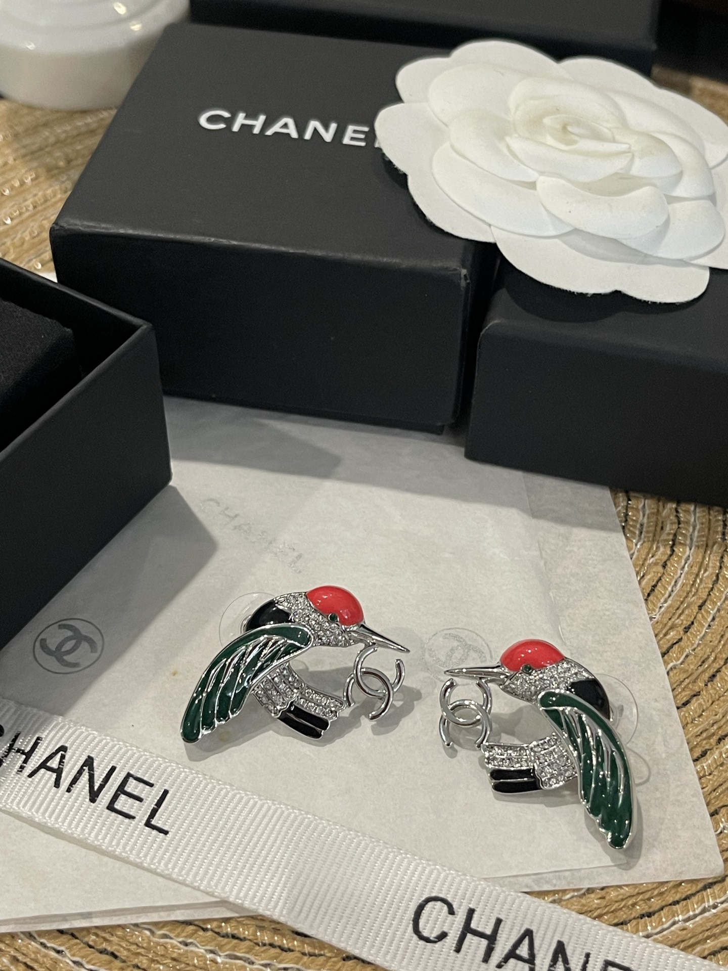 香奈儿 Chanel 传世高定珠宝耳环项链戒指首饰 #FDA9502B 8