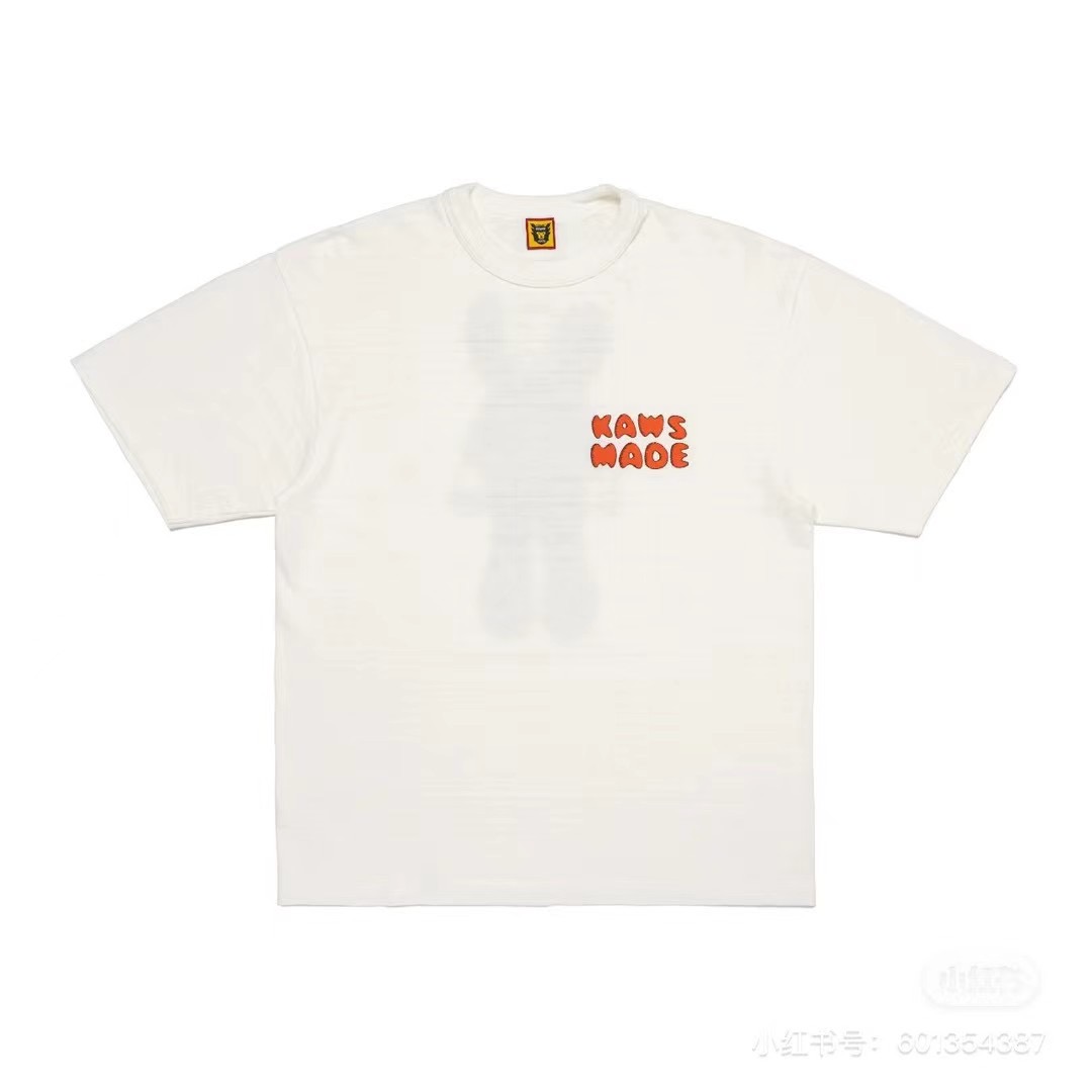 Japanese Fashion Brand T-shirt Designed by Nigo’s Big Factory with High-Quality Bamboo Fabric