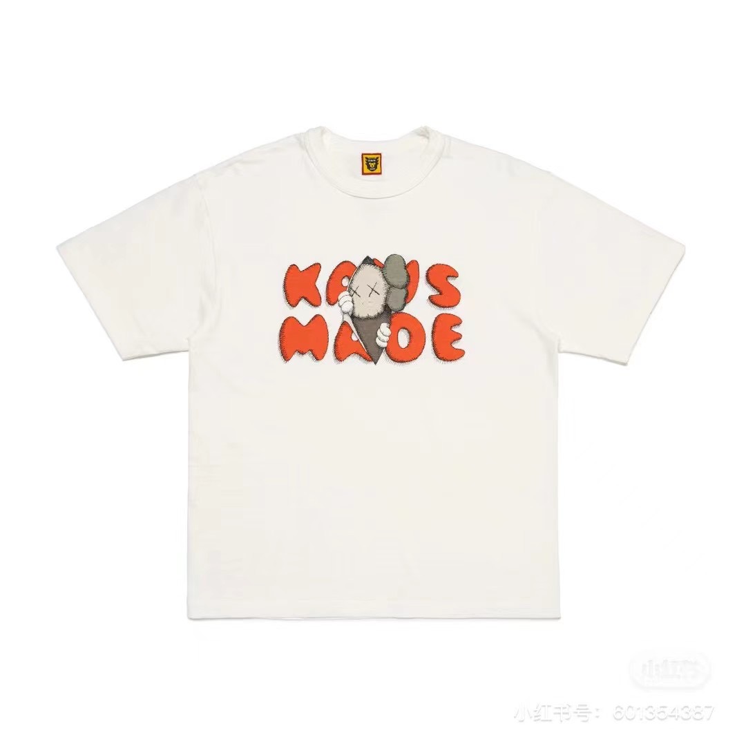 Japanese Fashion Brand T-Shirt Designed by Nigo’s Factory with High-Quality Bamboo Fabric