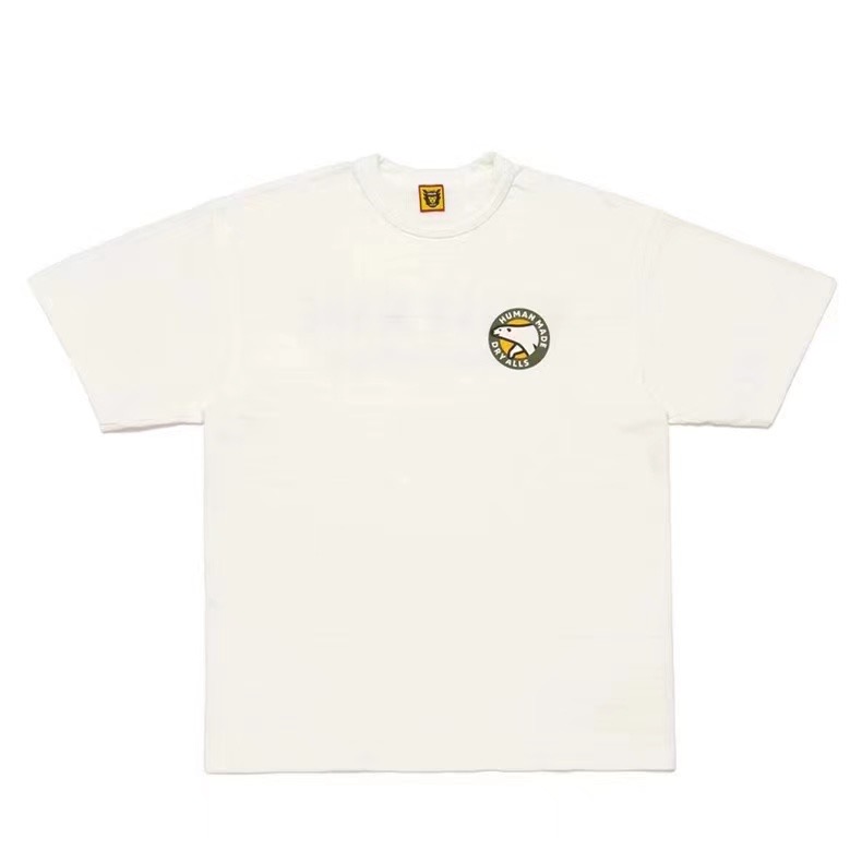 Japanese Fashion Brand T-Shirt Designed by Nigo’s Big Factory with High-Quality Bamboo Fabric