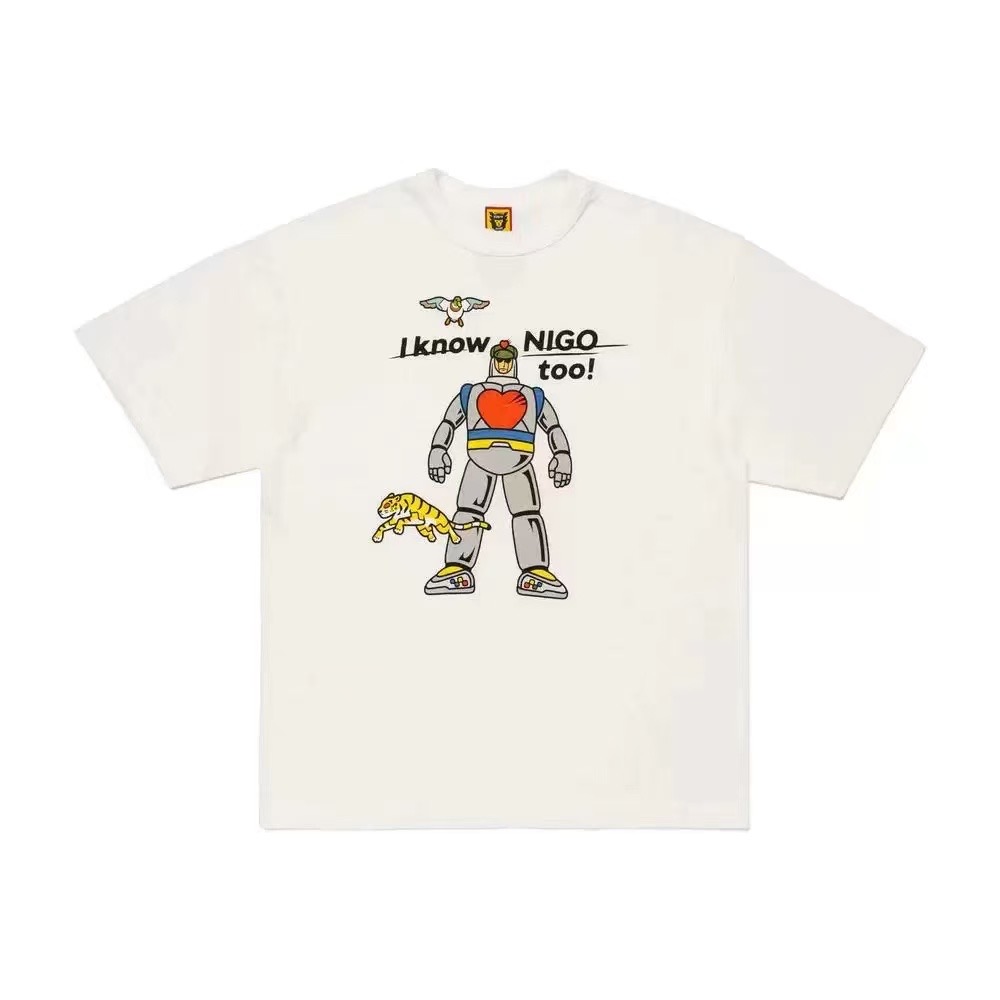 Japanese Fashion Brand T-shirt Designed by Nigo’s Factory – Y-C 3950#