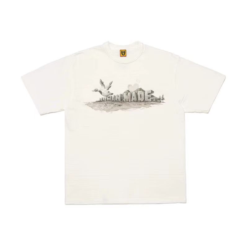 Japanese Fashion Brand T-Shirt Designed by Nigo’s Factory with High-Quality Details