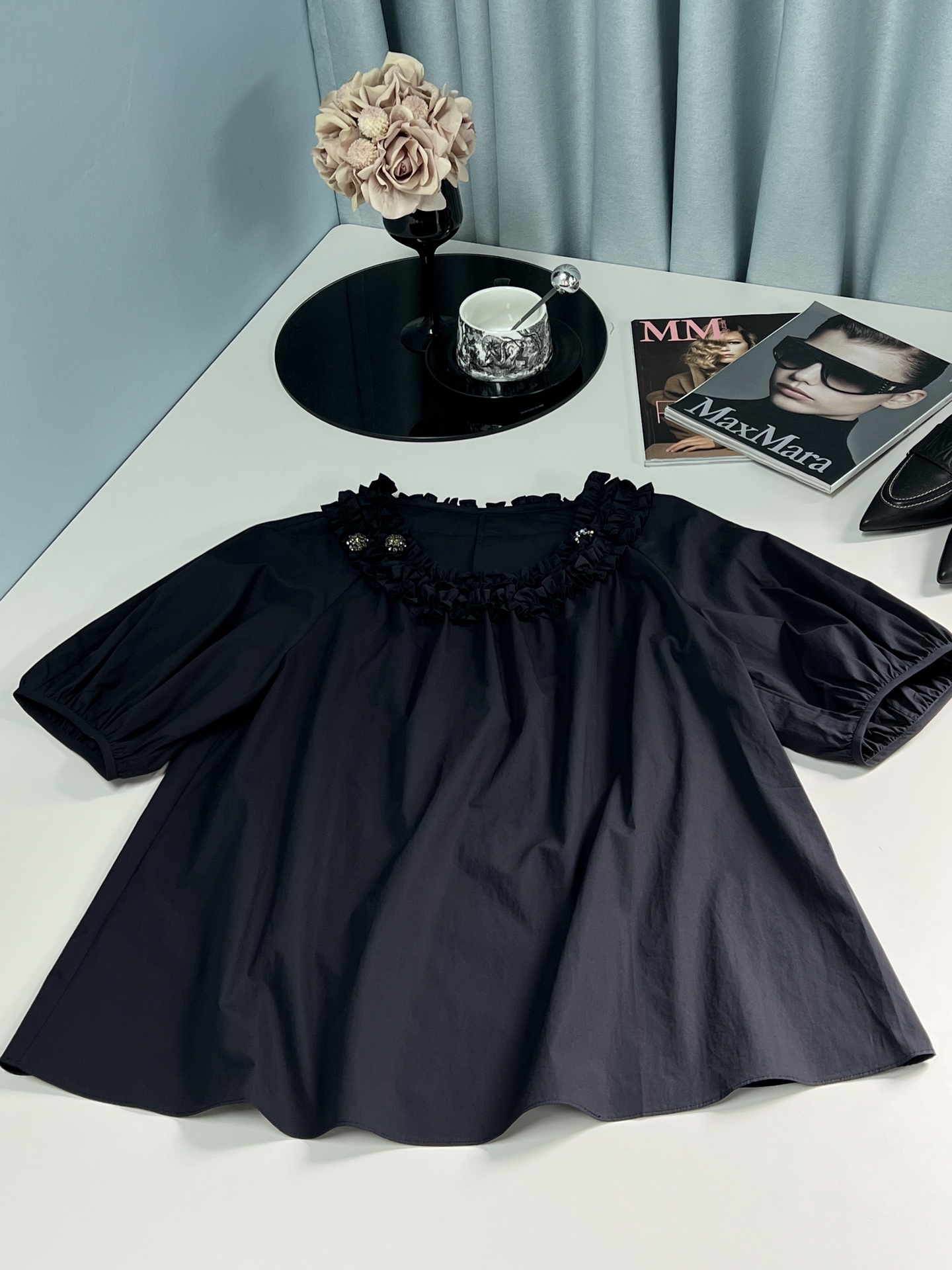 High-Sense YB Design: P672 Woman’s Comfy Cotton Suit with Unique Details - 图片 3