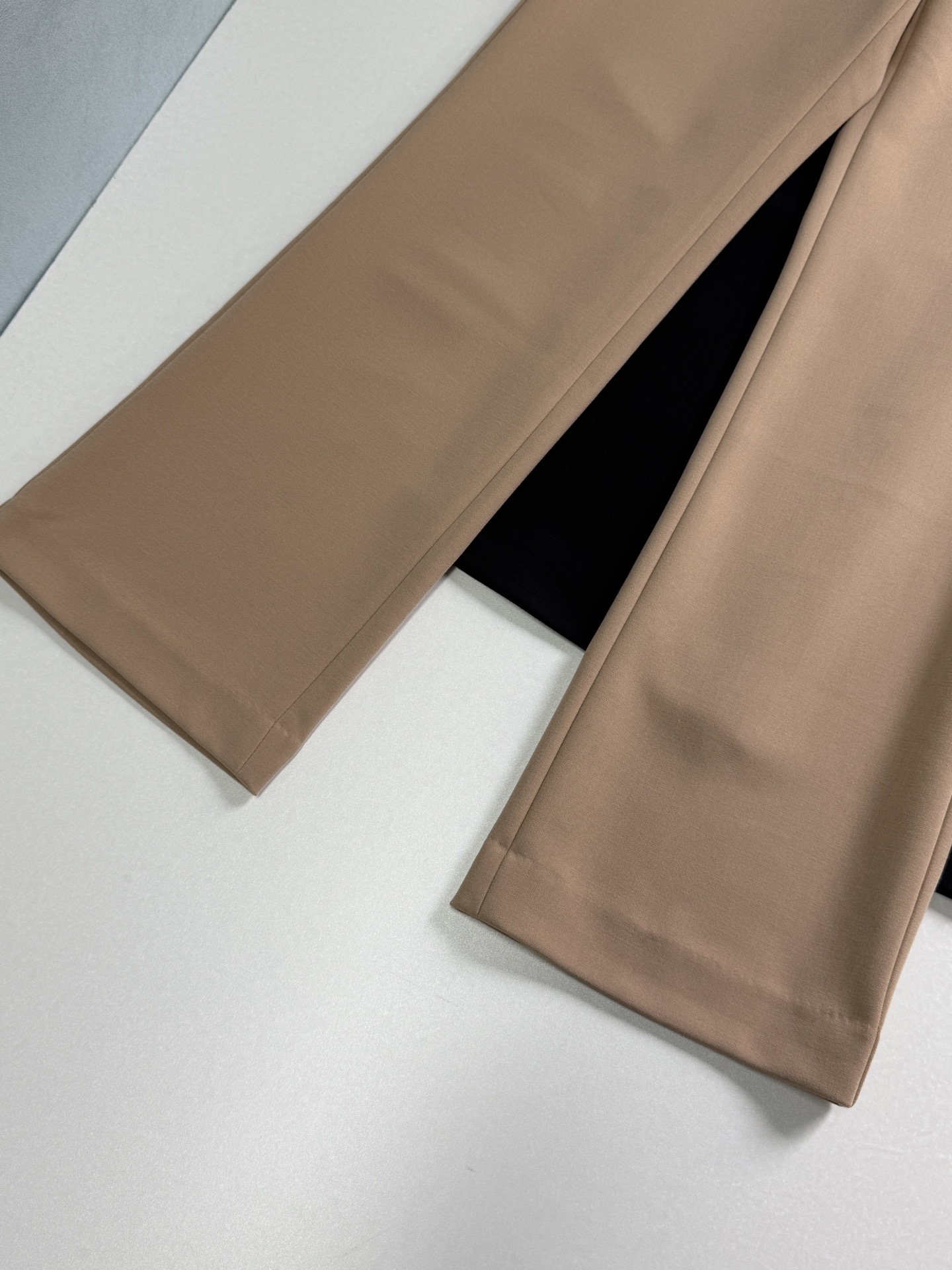 Custom-Made Wool Mix Women’s Pants: Super Thick and Thin with Hidden Zipper – Black Quaker, Sizes 36S-42XL - 图片 3