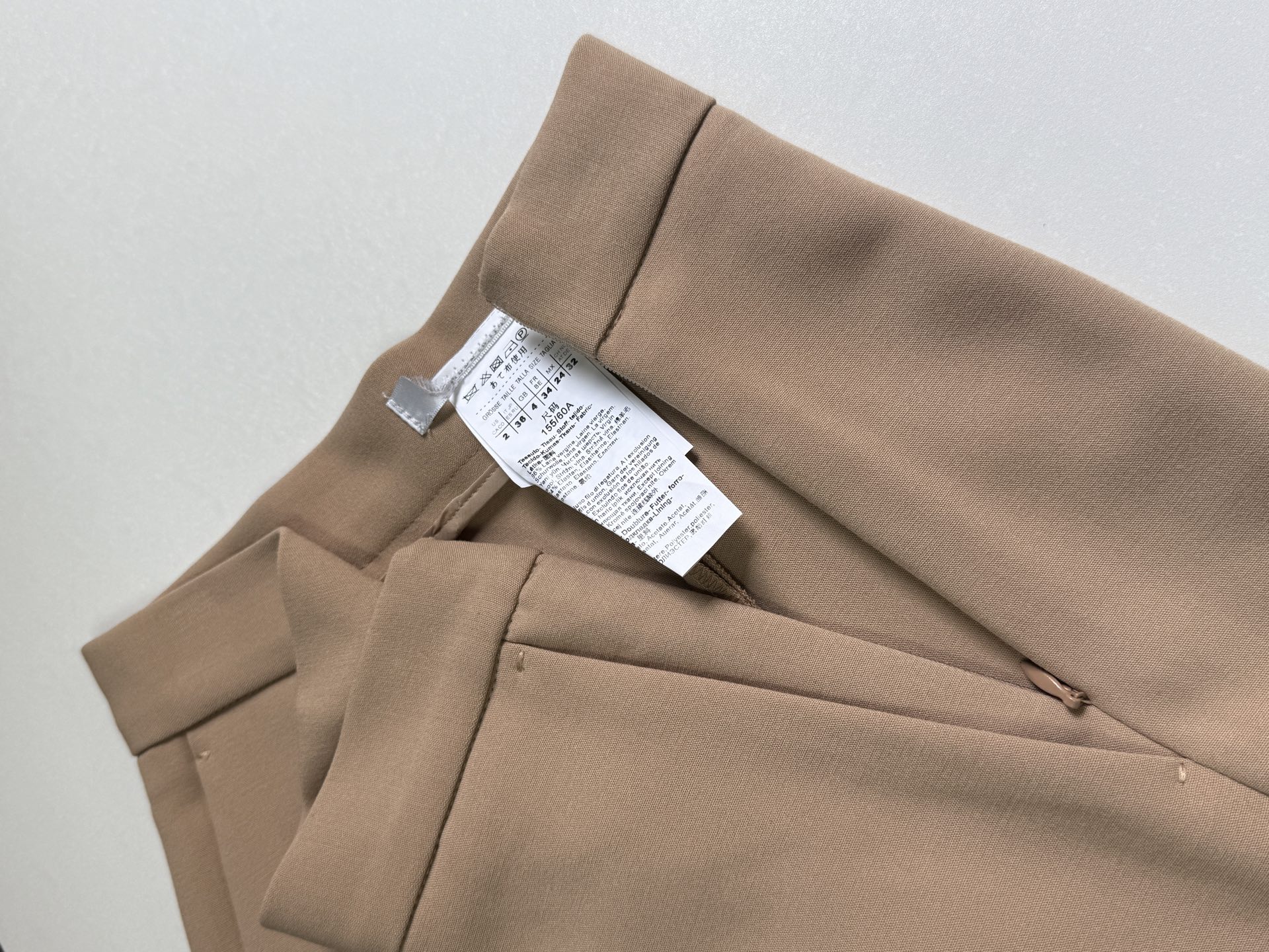 Custom-Made Wool Mix Women’s Pants: Super Thick and Thin with Hidden Zipper – Black Quaker, Sizes 36S-42XL - 图片 7