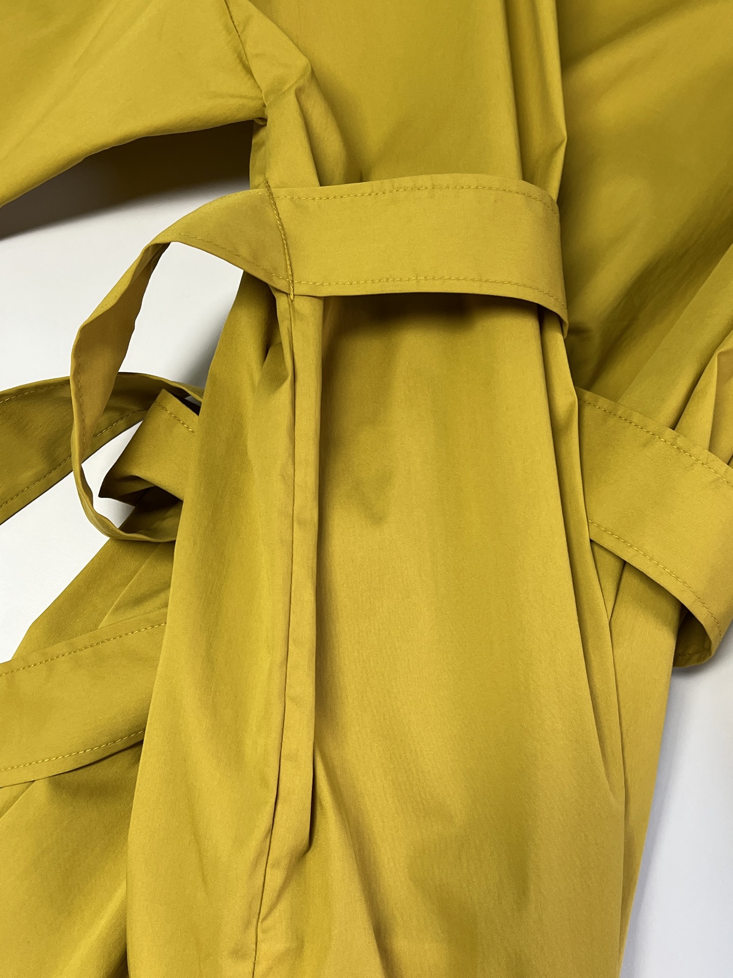 “Original Scavenging Dress: Cotton Silk Fabric, Asymmetrical Design, Belted Grace, Casual Chic Style” - 图片 7