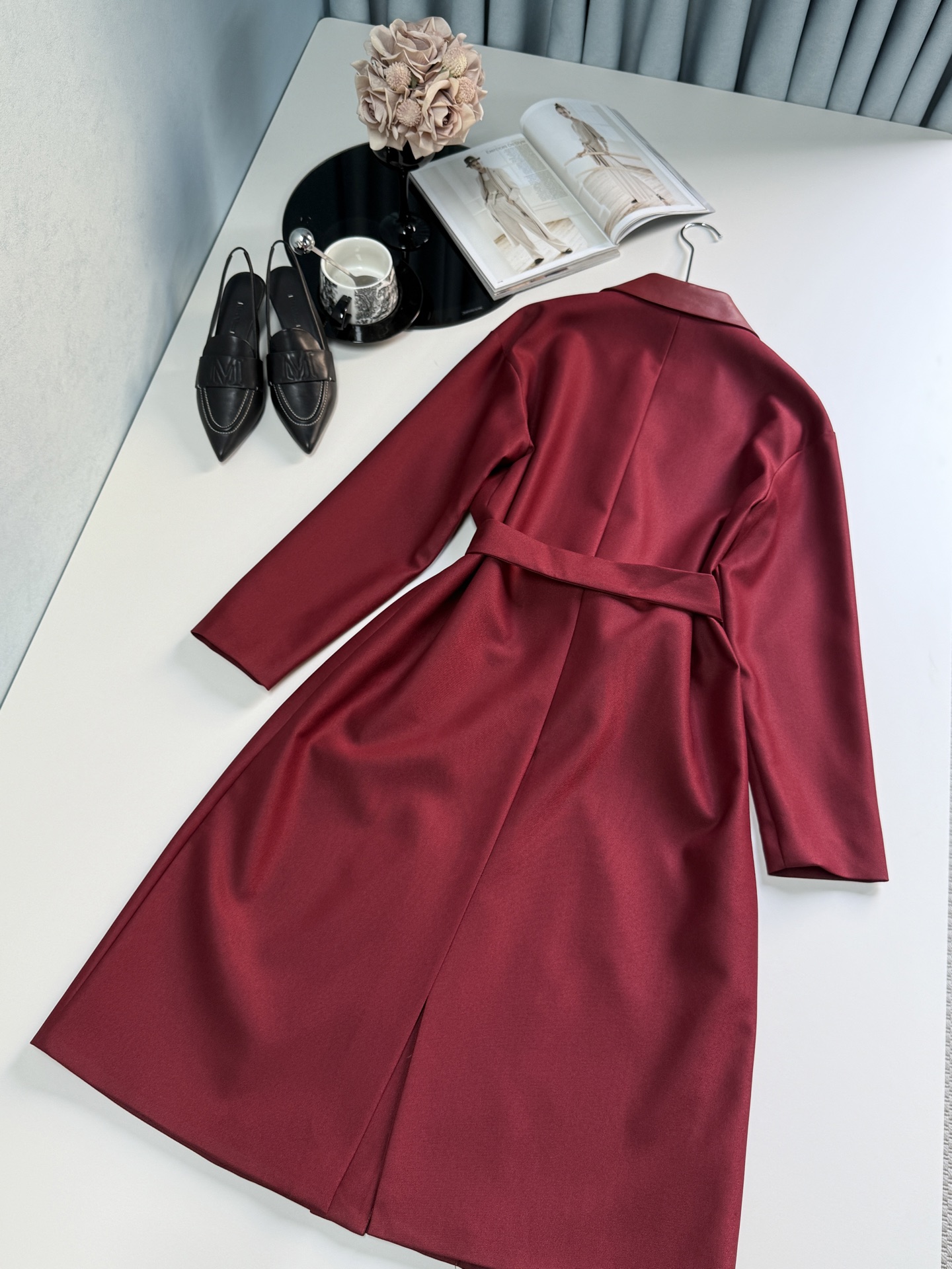 Luxurious Wind-Proof Leather Jacket with Soft Skin Shield: P1284 Herm*s Collar Suit Review - 图片 9