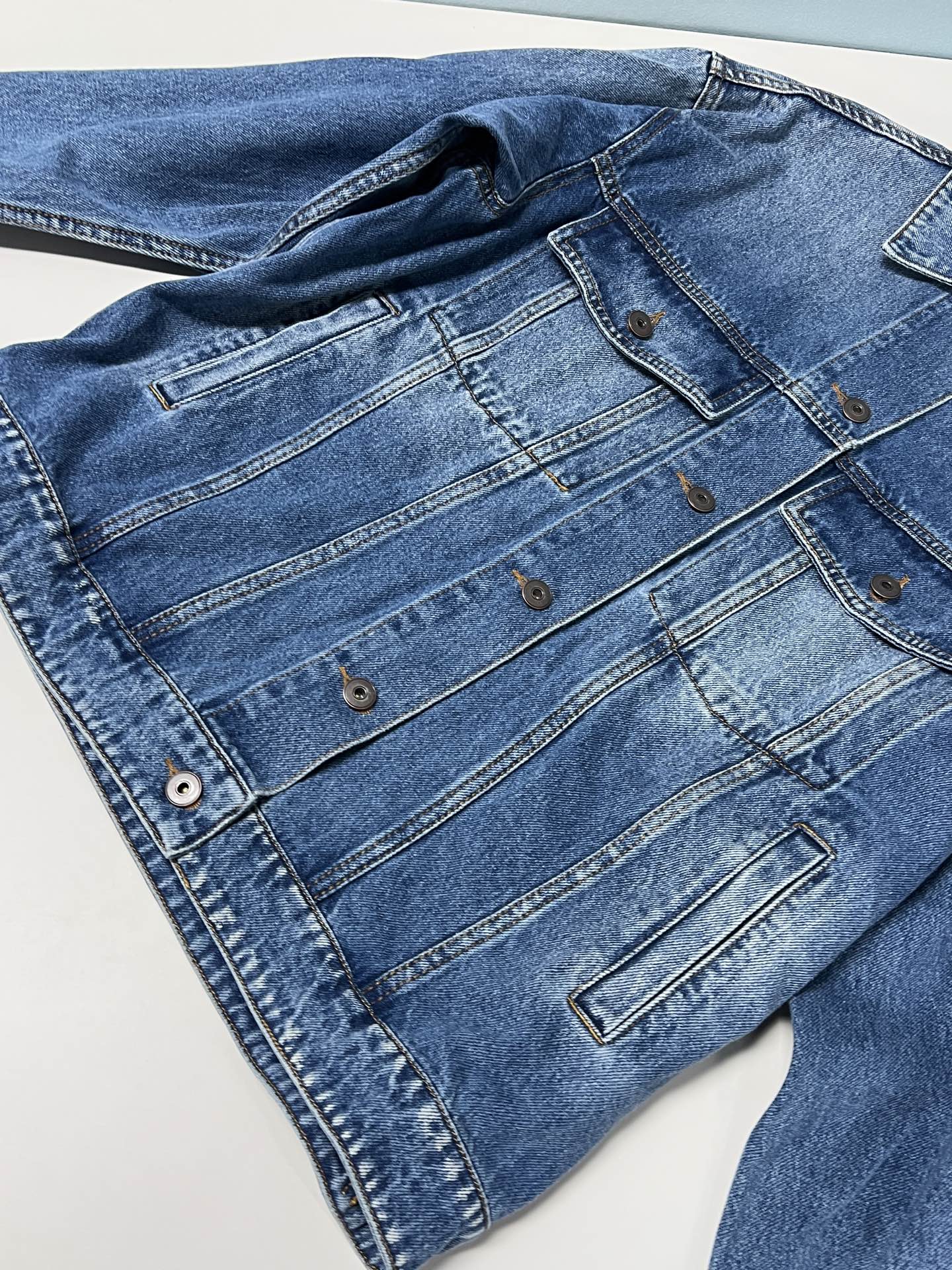 “Vintage Cowboy Coat: Classic Design, Pure Cotton, Multiple Pockets | Lough and Old Style” - 图片 3