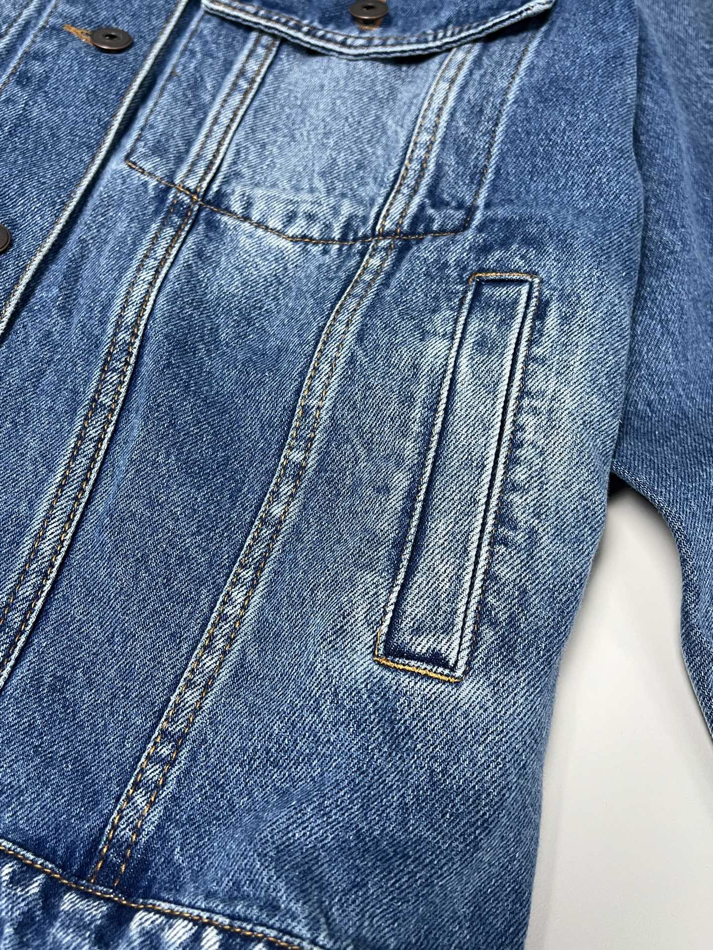 “Vintage Cowboy Coat: Classic Design, Pure Cotton, Multiple Pockets | Lough and Old Style” - 图片 7