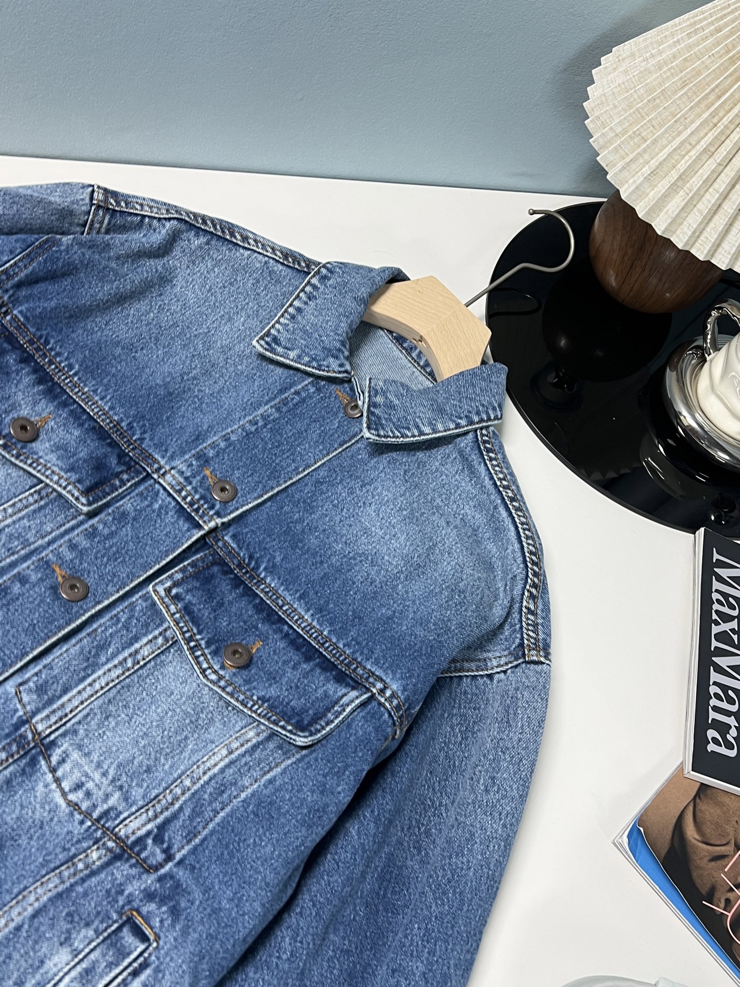 “Vintage Cowboy Coat: Classic Design, Pure Cotton, Multiple Pockets | Lough and Old Style” - 图片 2