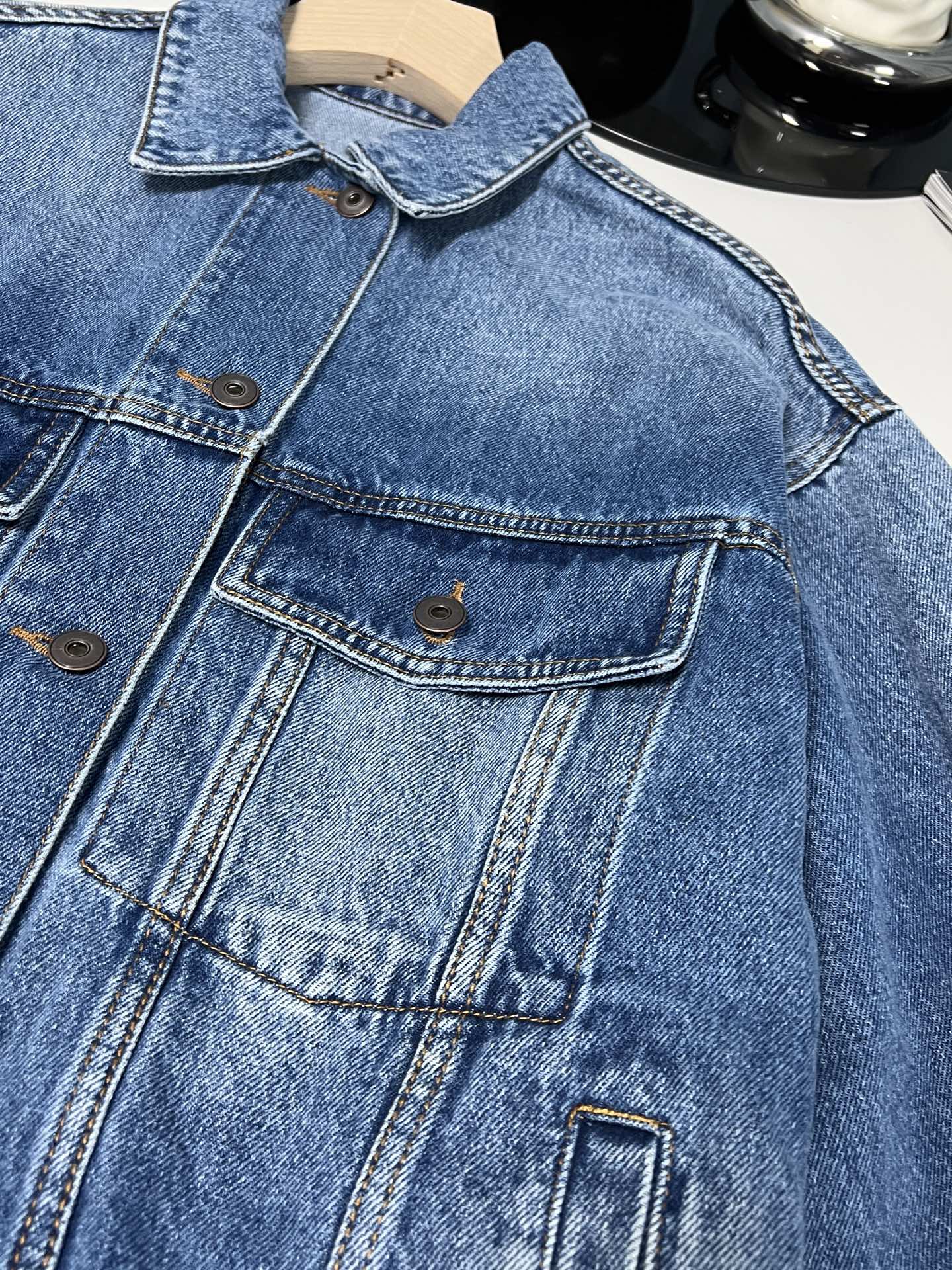 “Vintage Cowboy Coat: Classic Design, Pure Cotton, Multiple Pockets | Lough and Old Style” - 图片 5