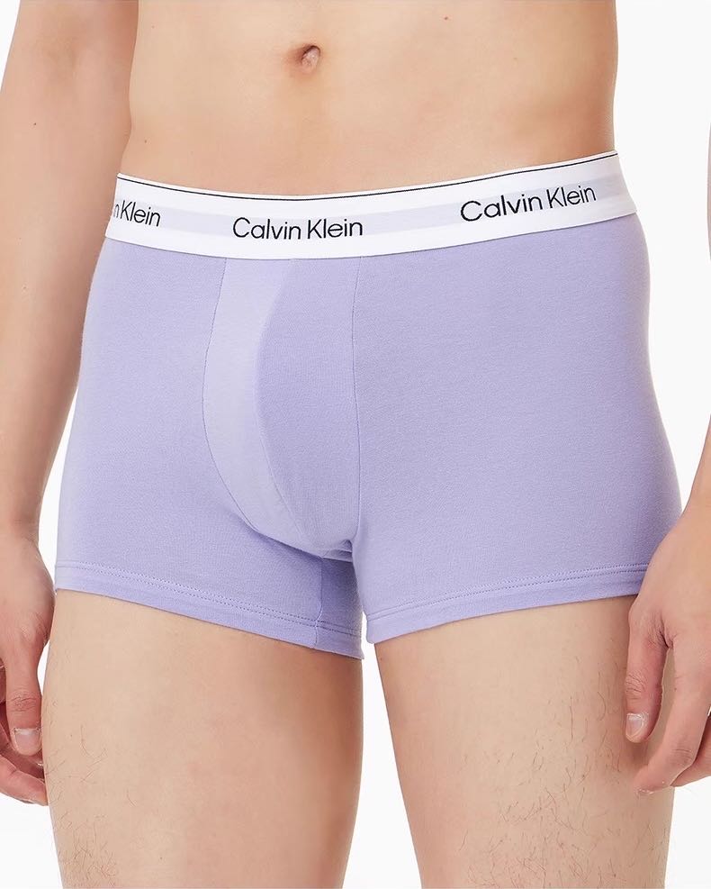 Calvin Klein UnderwearCK循环Logo男士内裤6月新品面料：95%棉，5%氨纶