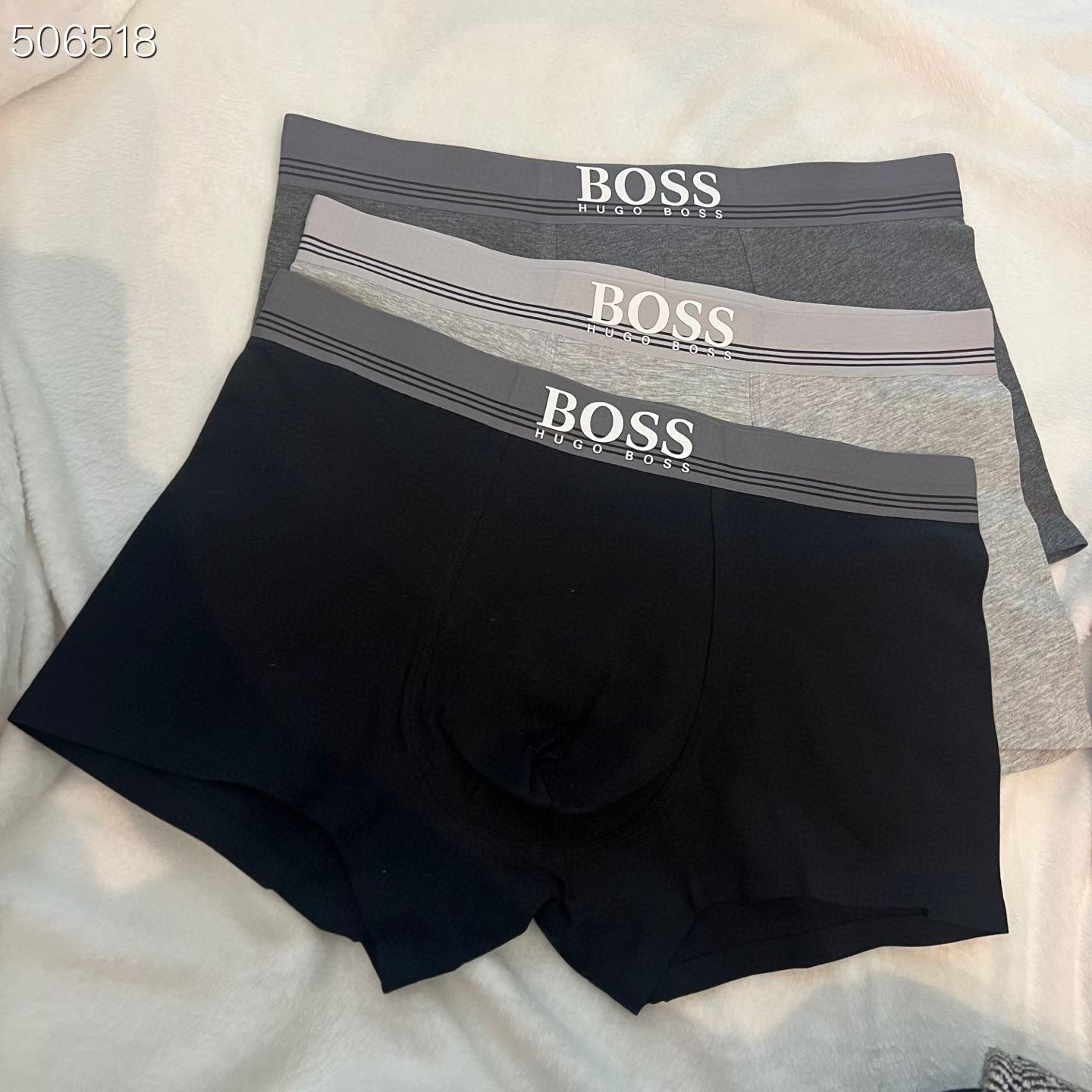 新品Boss 六色齐 原单品质！精品盒装男士内裤！外贸国外订单，高品质，纯棉面料，透气 舒适！有型！ 一