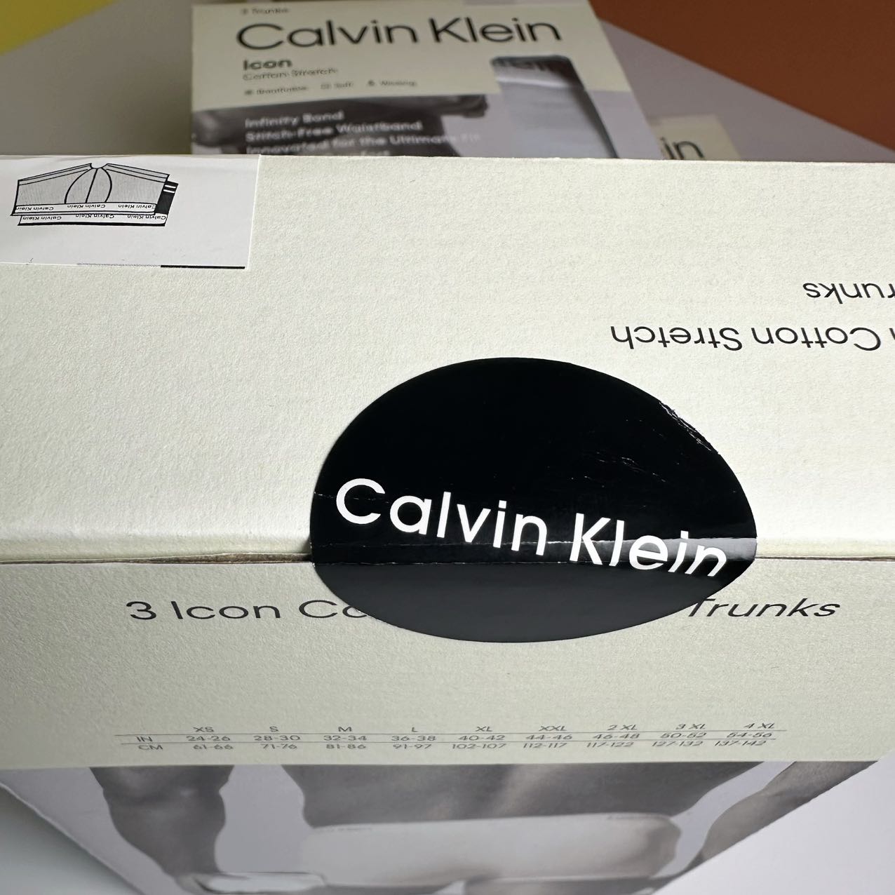 Calvin Klein 男士内裤两条装尺码：S、Ｍ、L、XL