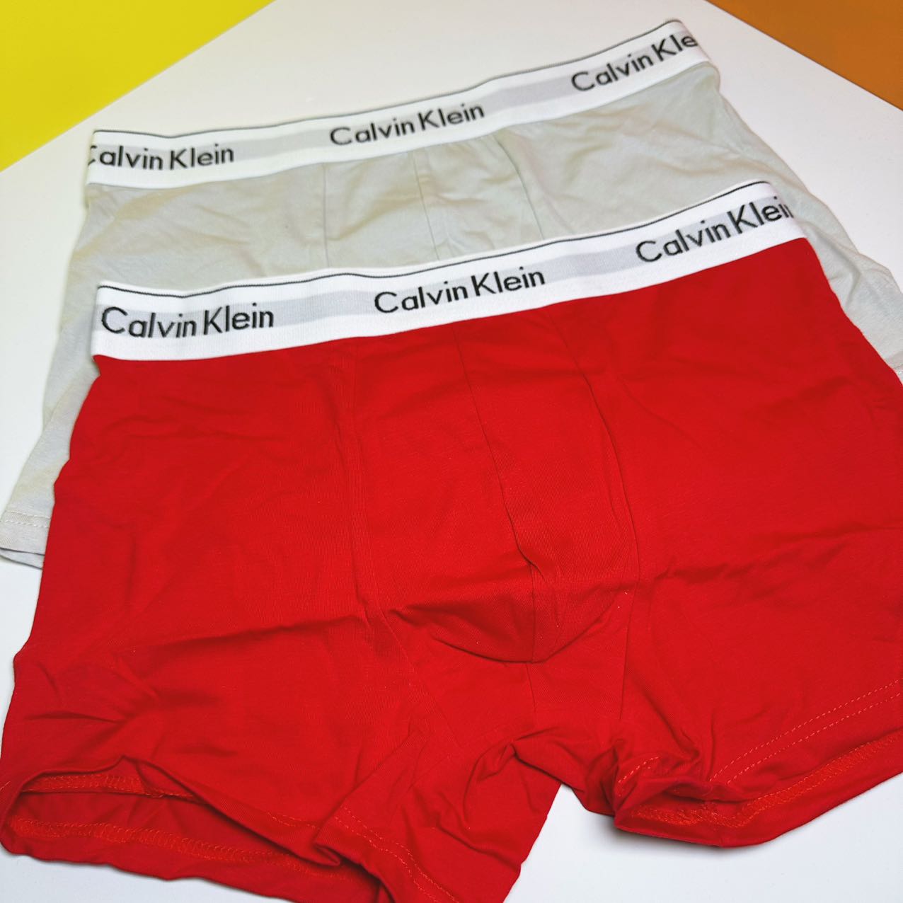Calvin Klein 男士内裤两条装尺码：S、Ｍ、L、XL