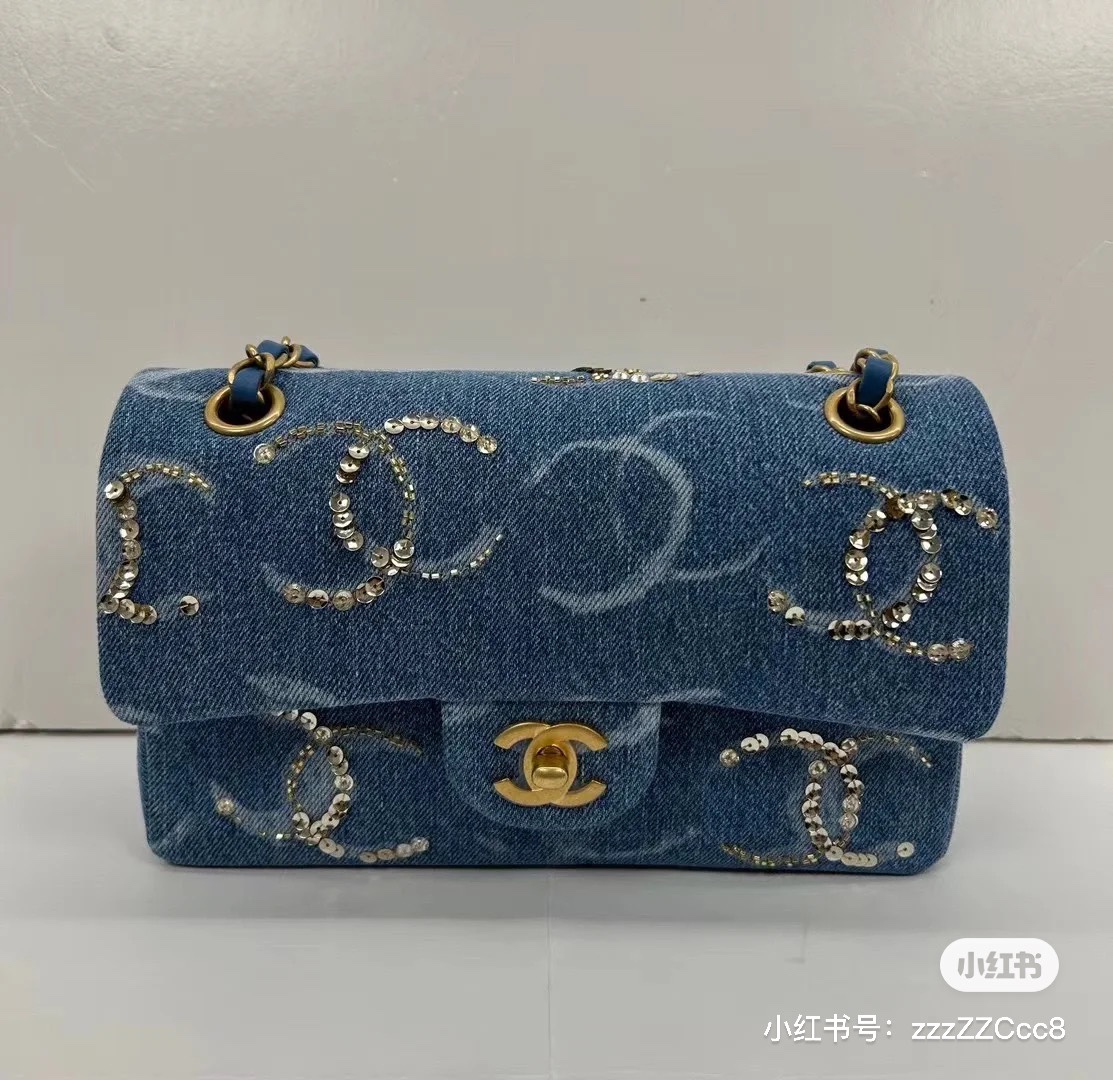 Chanel denim authentic picture counter costs tens of thousands