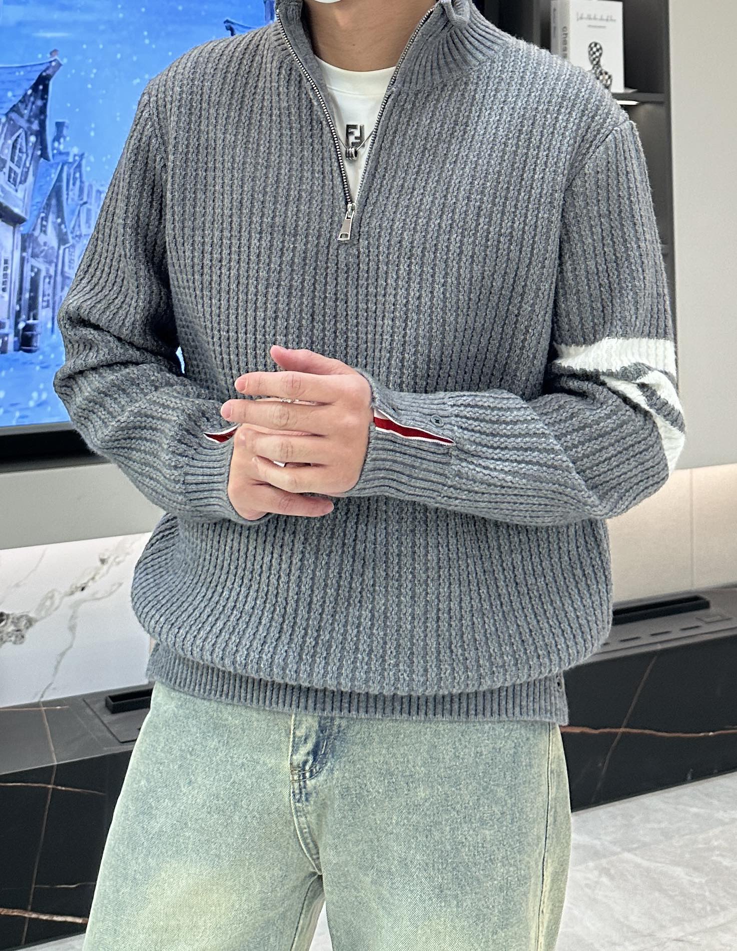 TB 2025秋冬，渠道的精品狠货！！！今年最好看的休闲羊毛衣闭眼入！甄选新西兰进口羊毛混纺面料满足各种