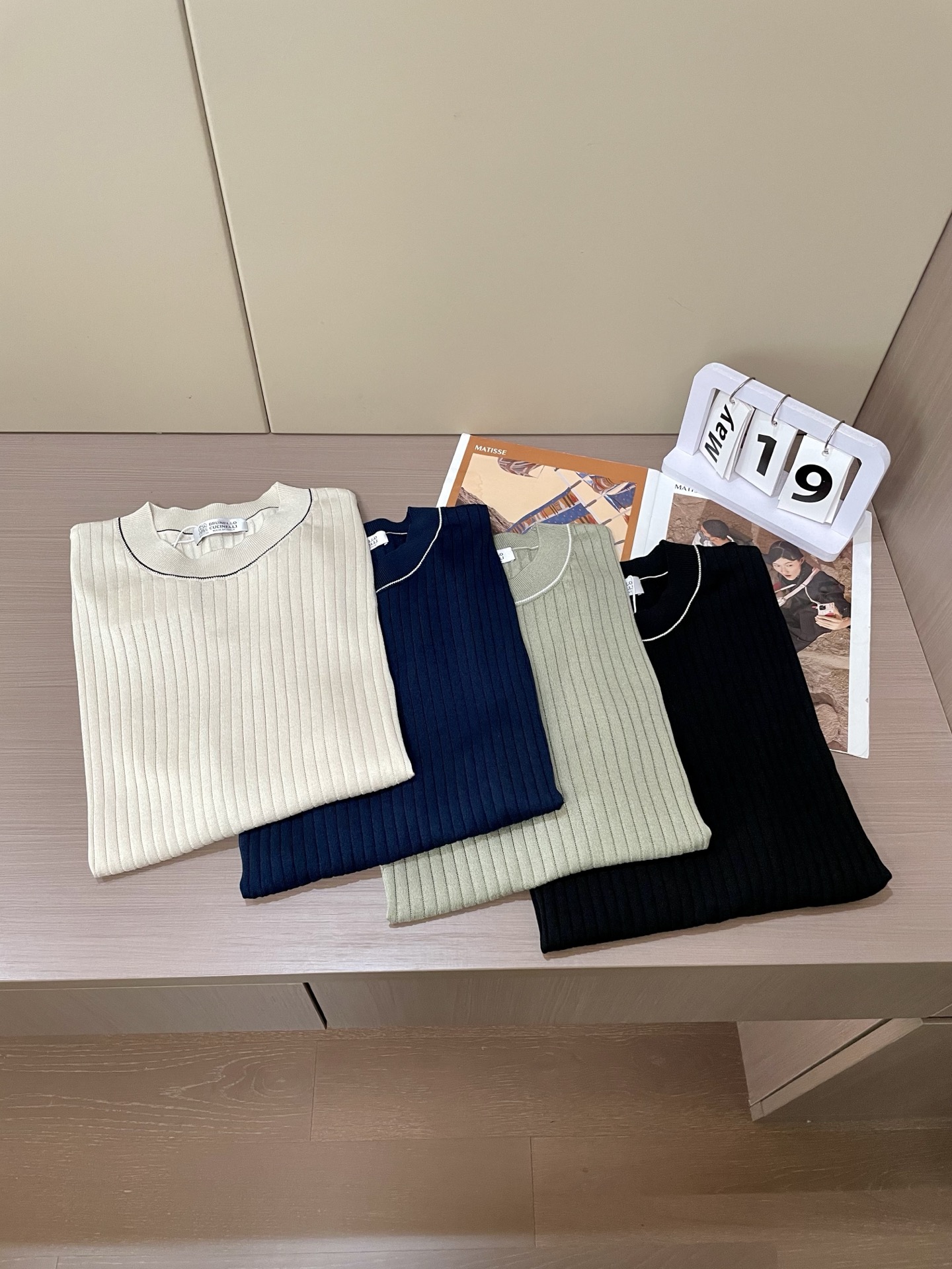 BC Men’s Knitted Collar Tops: Quality Classics, No Pick-Up, Yearly Sizes, Skin-Friendly. - 图片 9