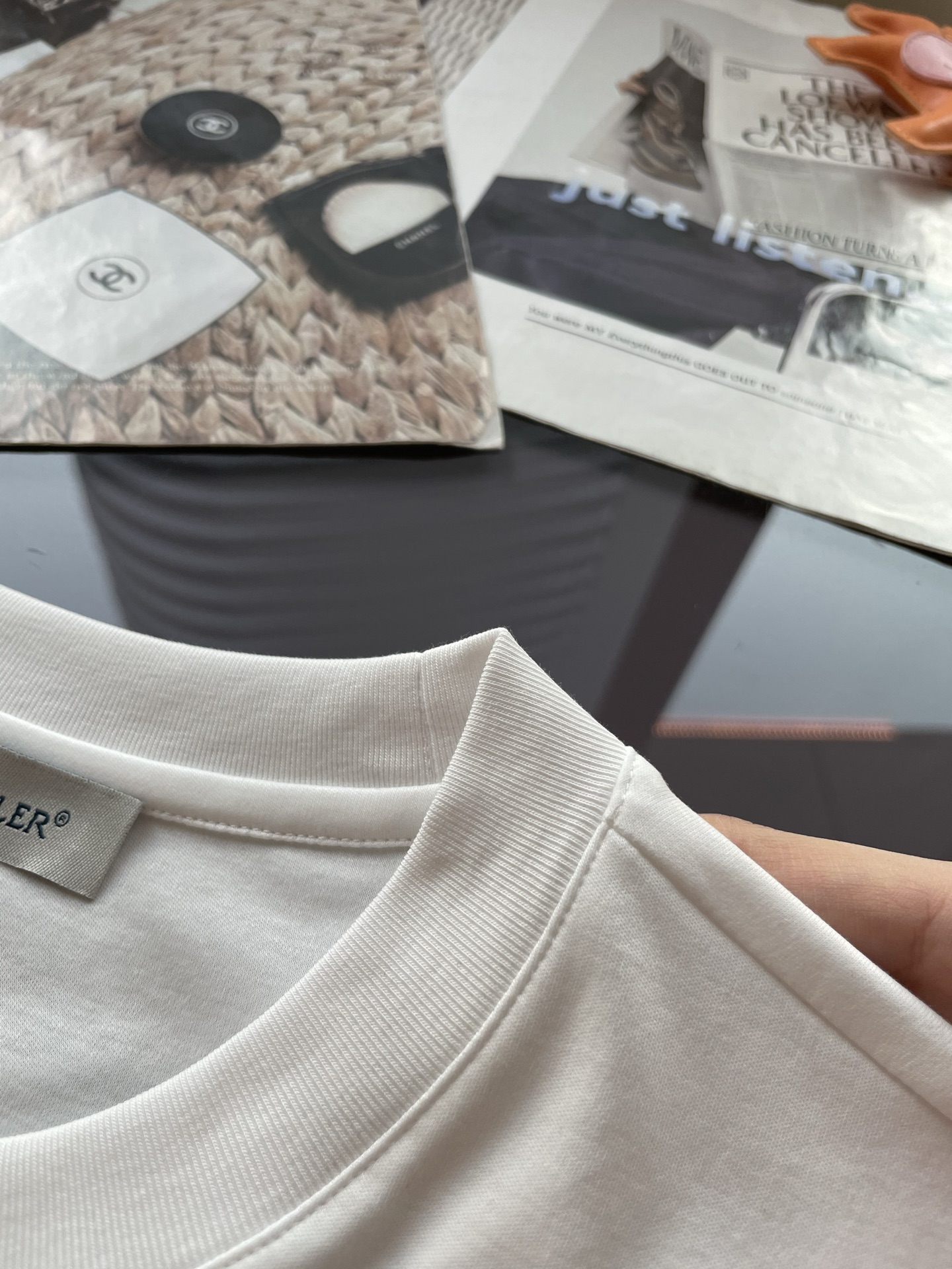 Spring/Summer 2025 Classic Oversized Logo T-Shirt with Premium Cotton Fabric - 图片 6