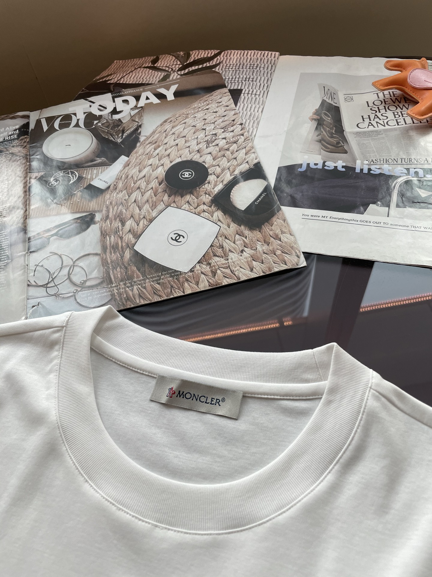 Spring/Summer 2025 Classic Oversized Logo T-Shirt with Premium Cotton Fabric - 图片 5