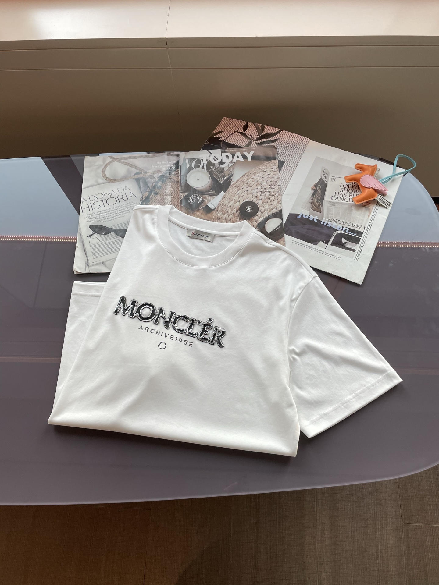 Spring/Summer 2025 Classic Oversized Logo T-Shirt with Premium Cotton Fabric - 图片 9