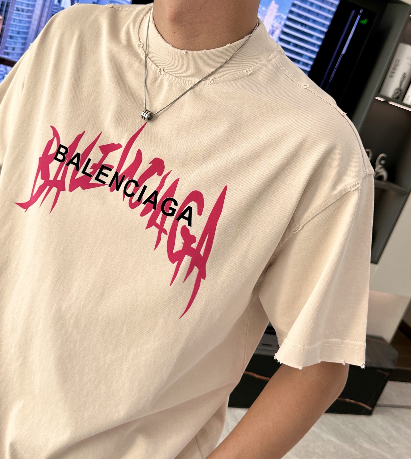 巴黎世家 圆领短袖短裤套装 半袖套装顶级版本贸易公司渠道订单，海外精品独家限定发售，经典即永恒，入手绝对