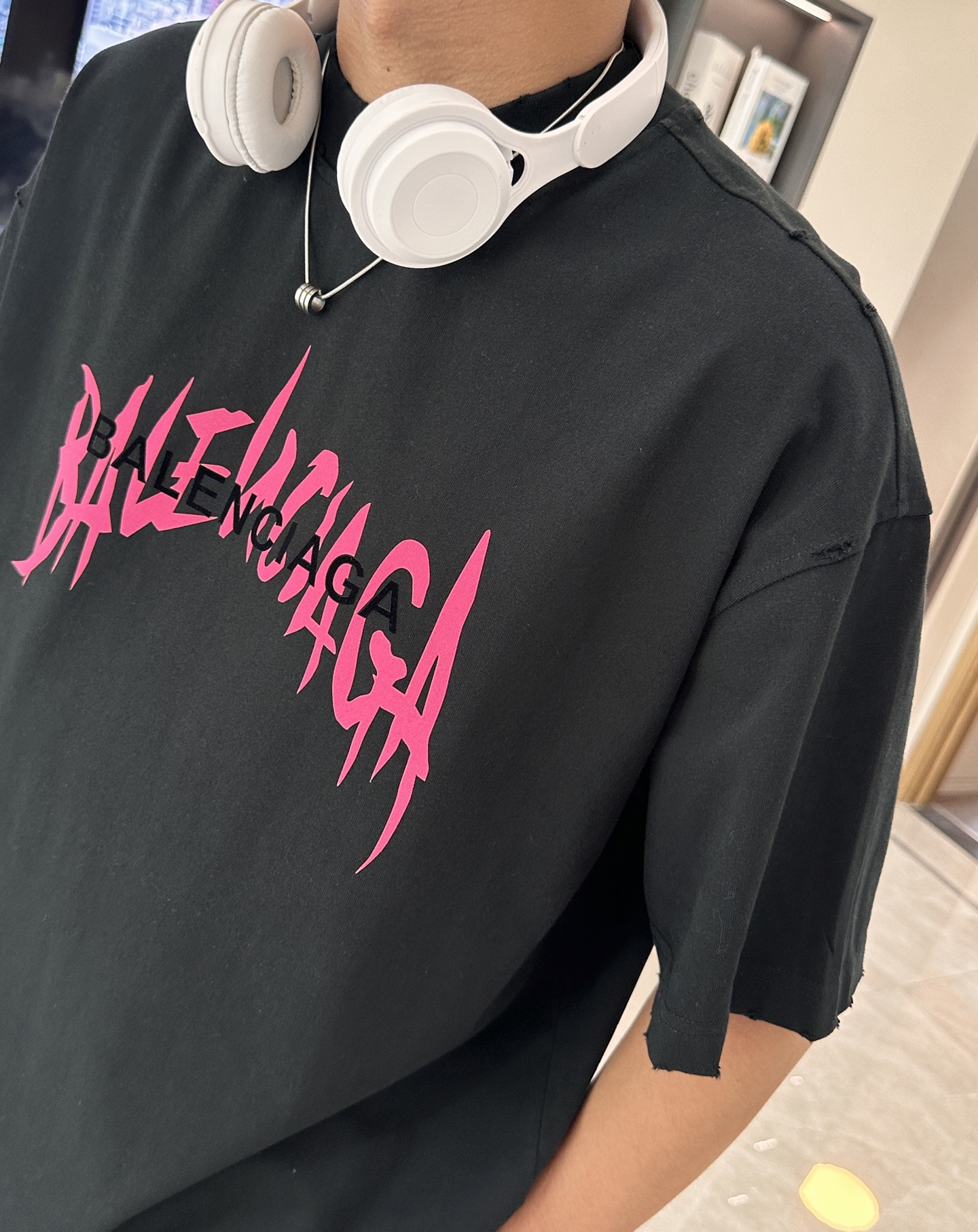 巴黎世家 圆领短袖短裤套装 半袖套装顶级版本贸易公司渠道订单，海外精品独家限定发售，经典即永恒，入手绝对